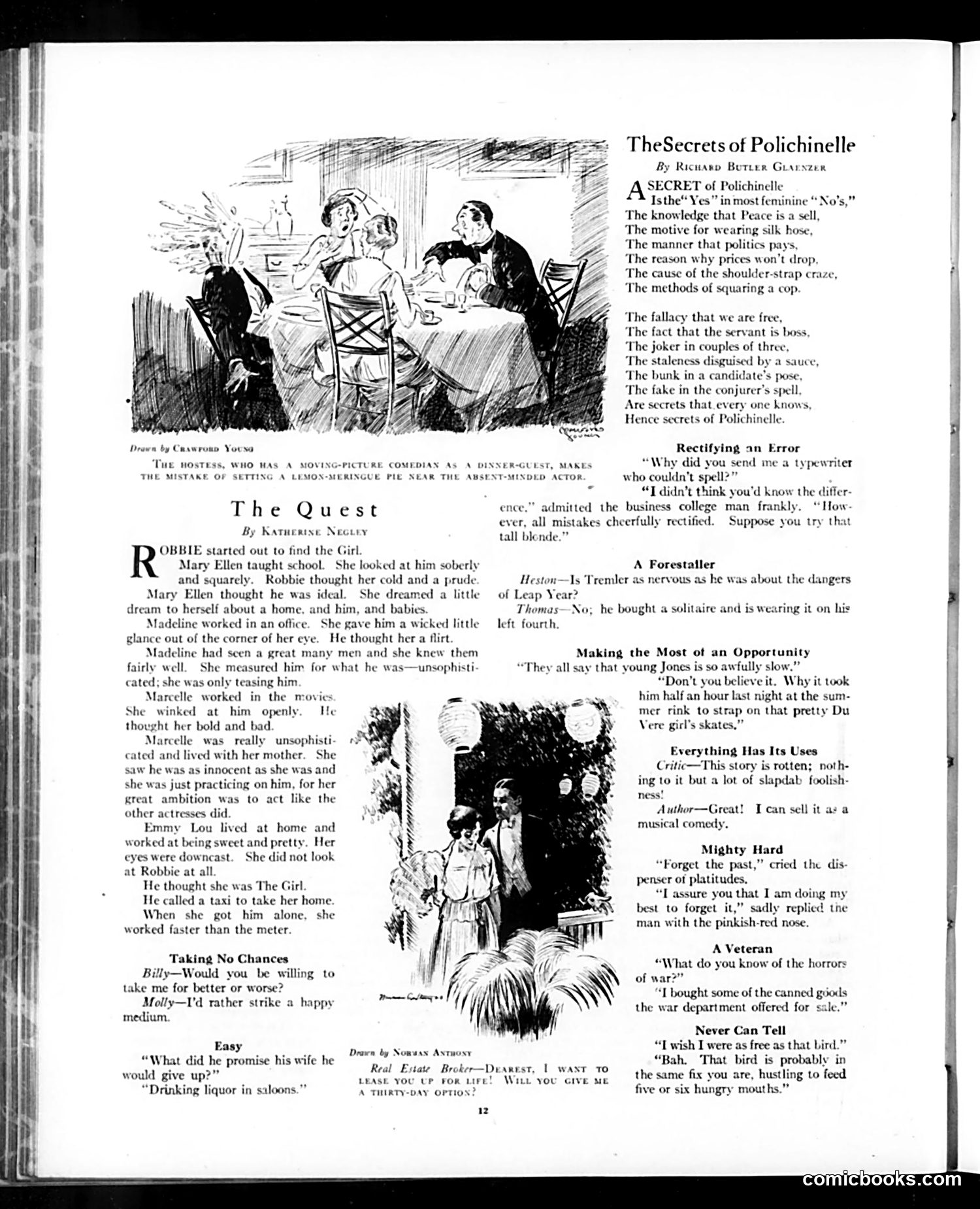 Judge — September 11, 1920 — page 12: Judge, 1920-09-11