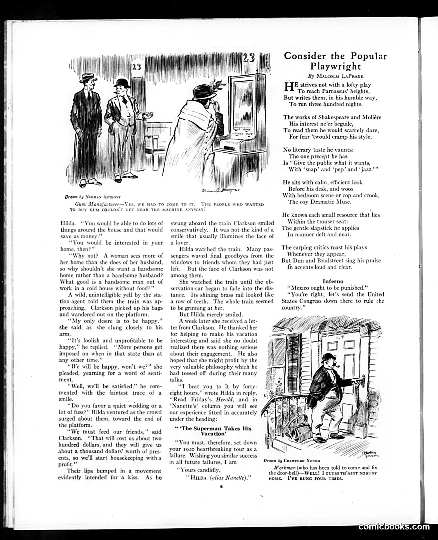 Judge — September 18, 1920 — page 6: Judge, 1920-09-18