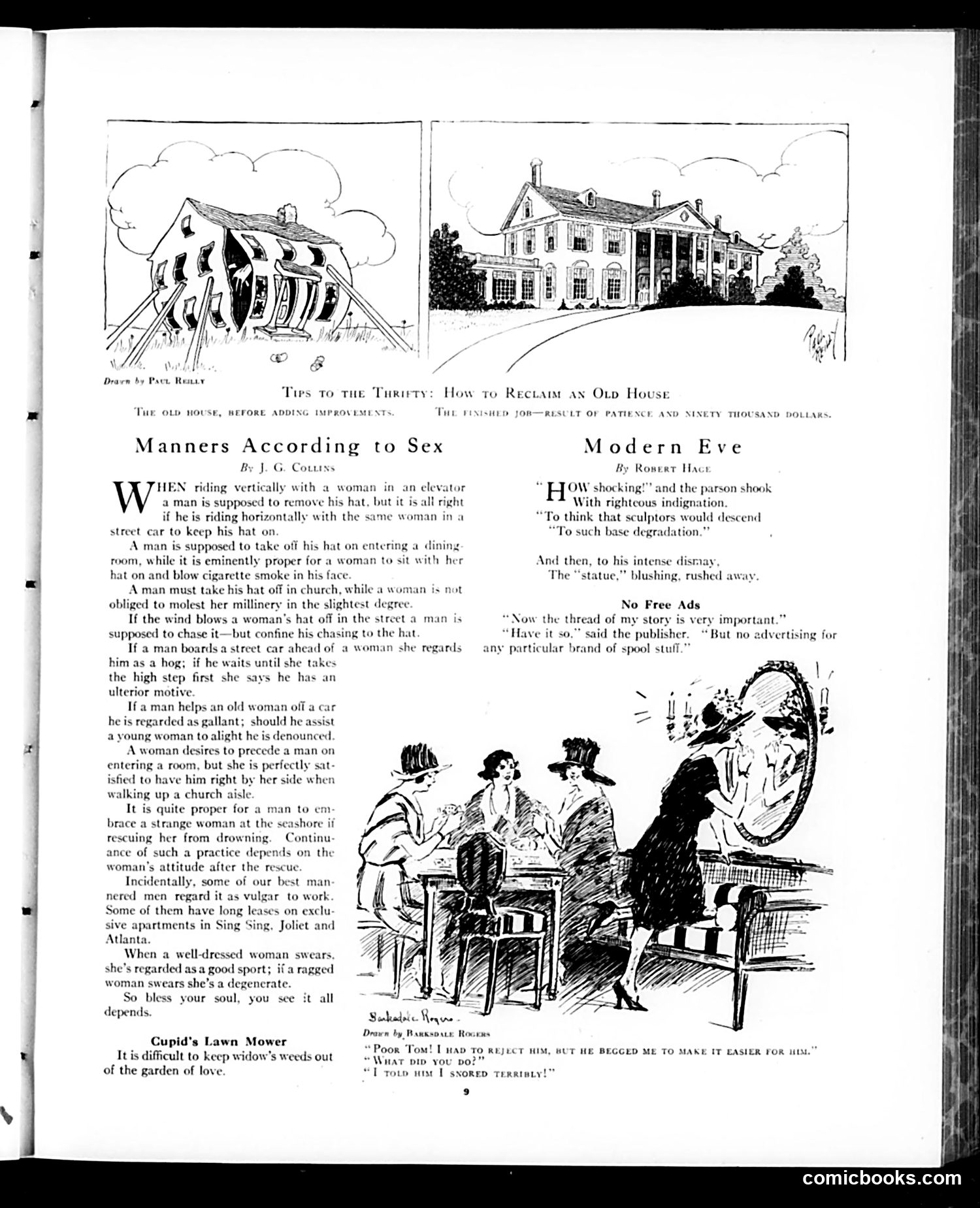 Judge — October 2, 1920 — page 9: Judge, 1920-10-02