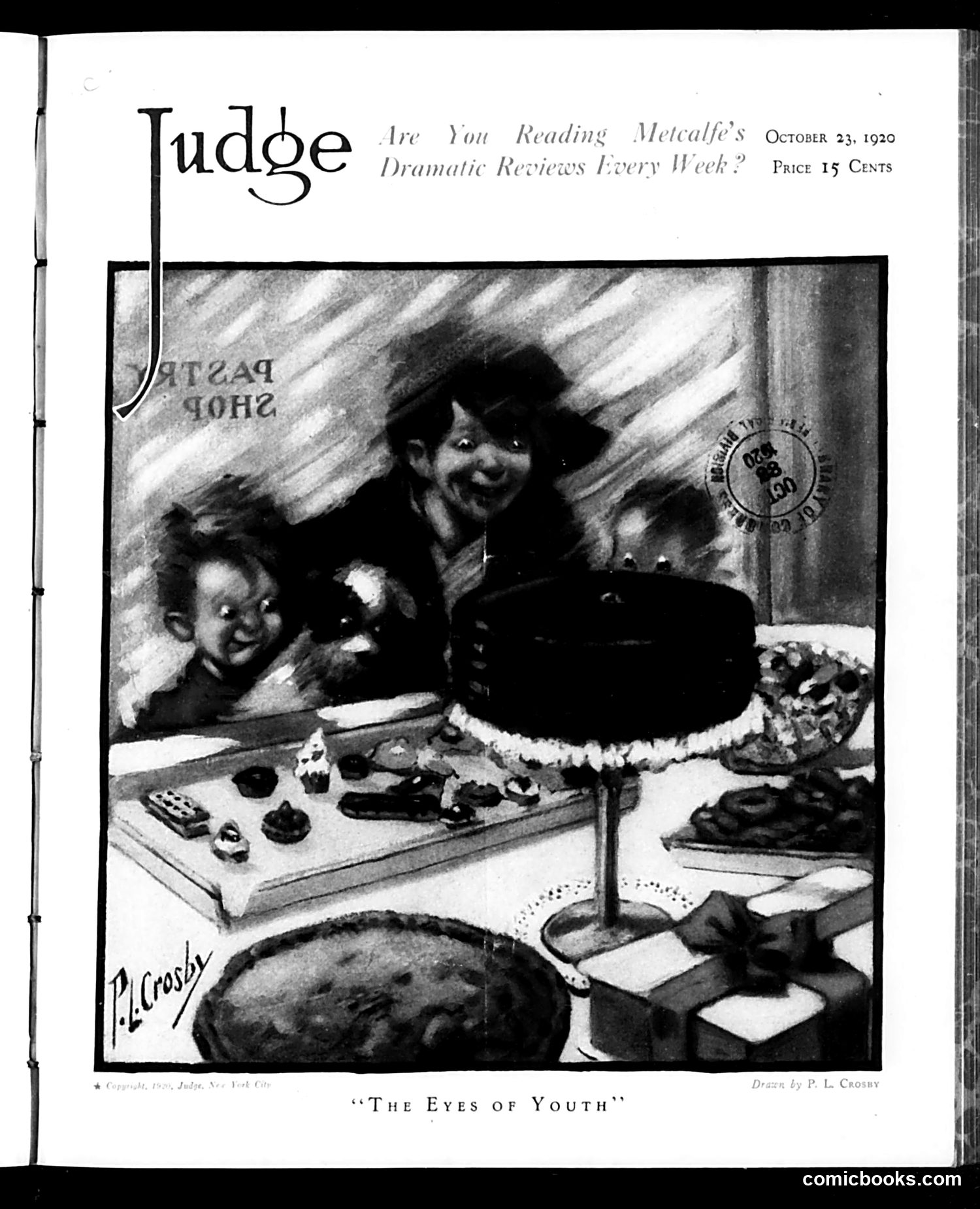 Judge — October 23, 1920 — page 1: Judge, 1920-10-23
