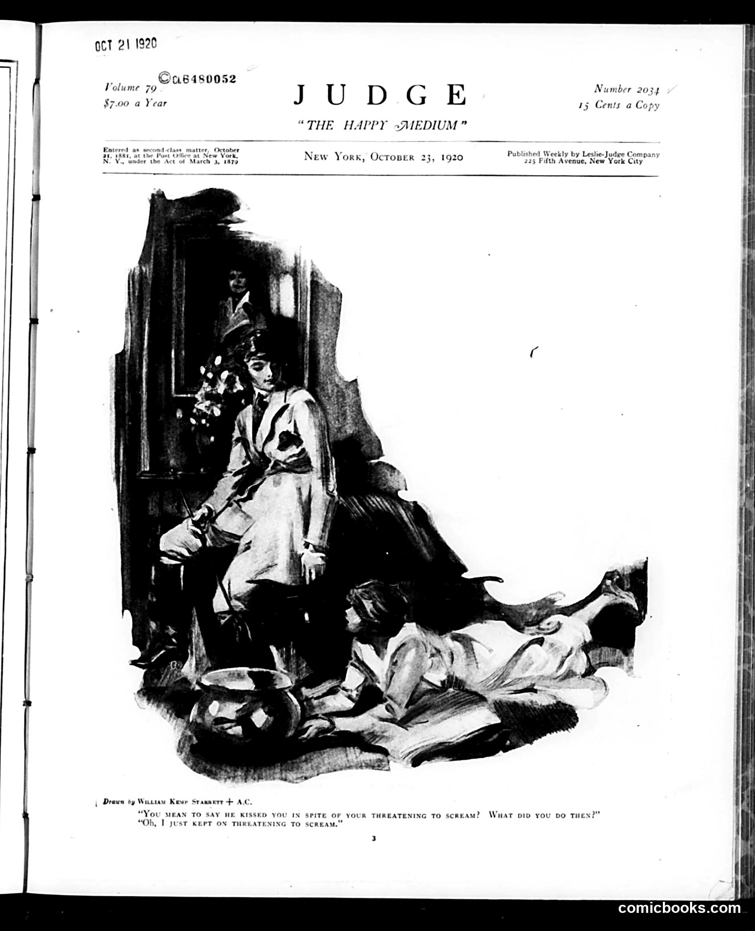 Judge — October 23, 1920 — page 3: Judge, 1920-10-23