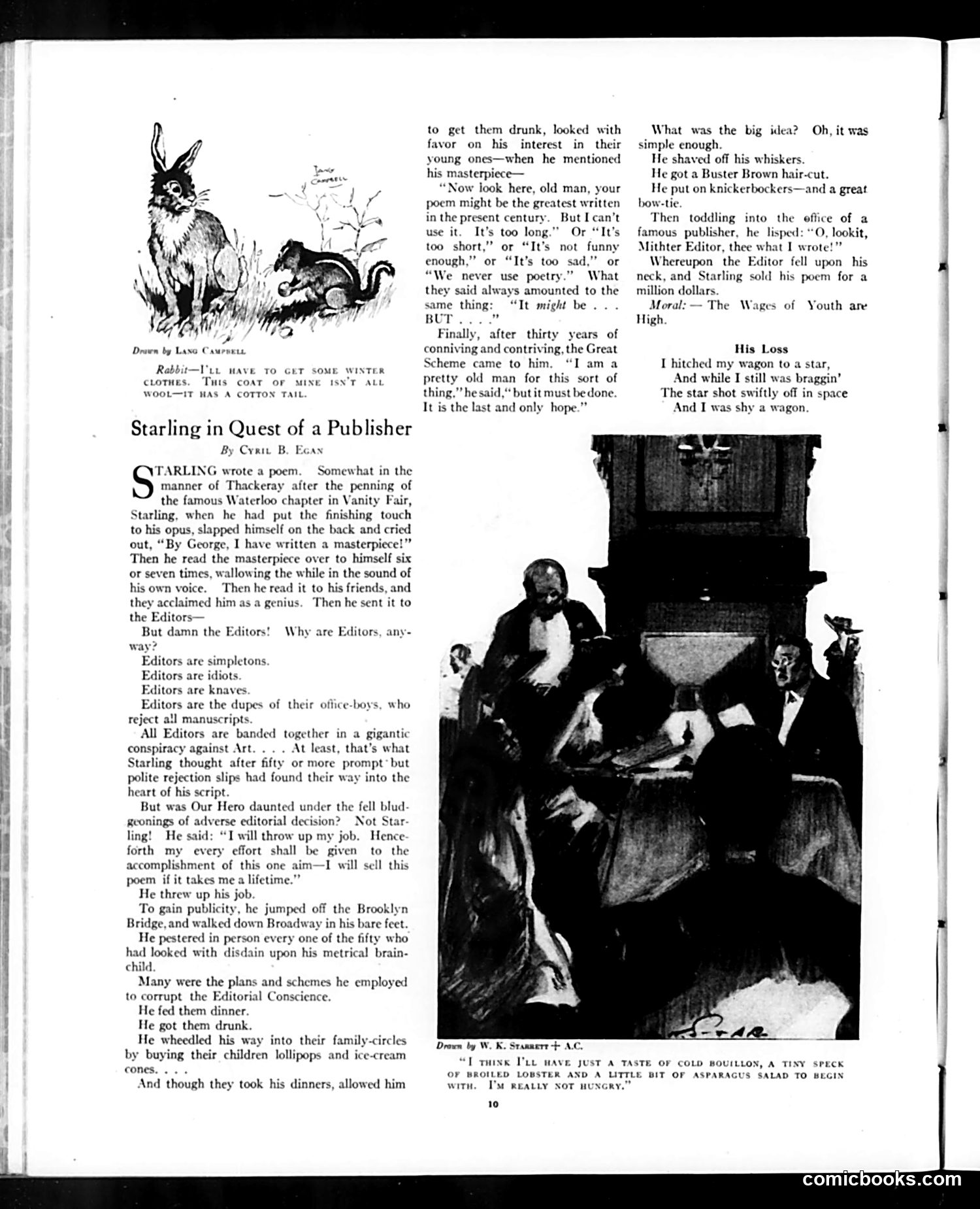 Judge — October 30, 1920 — page 10: Judge, 1920-10-30