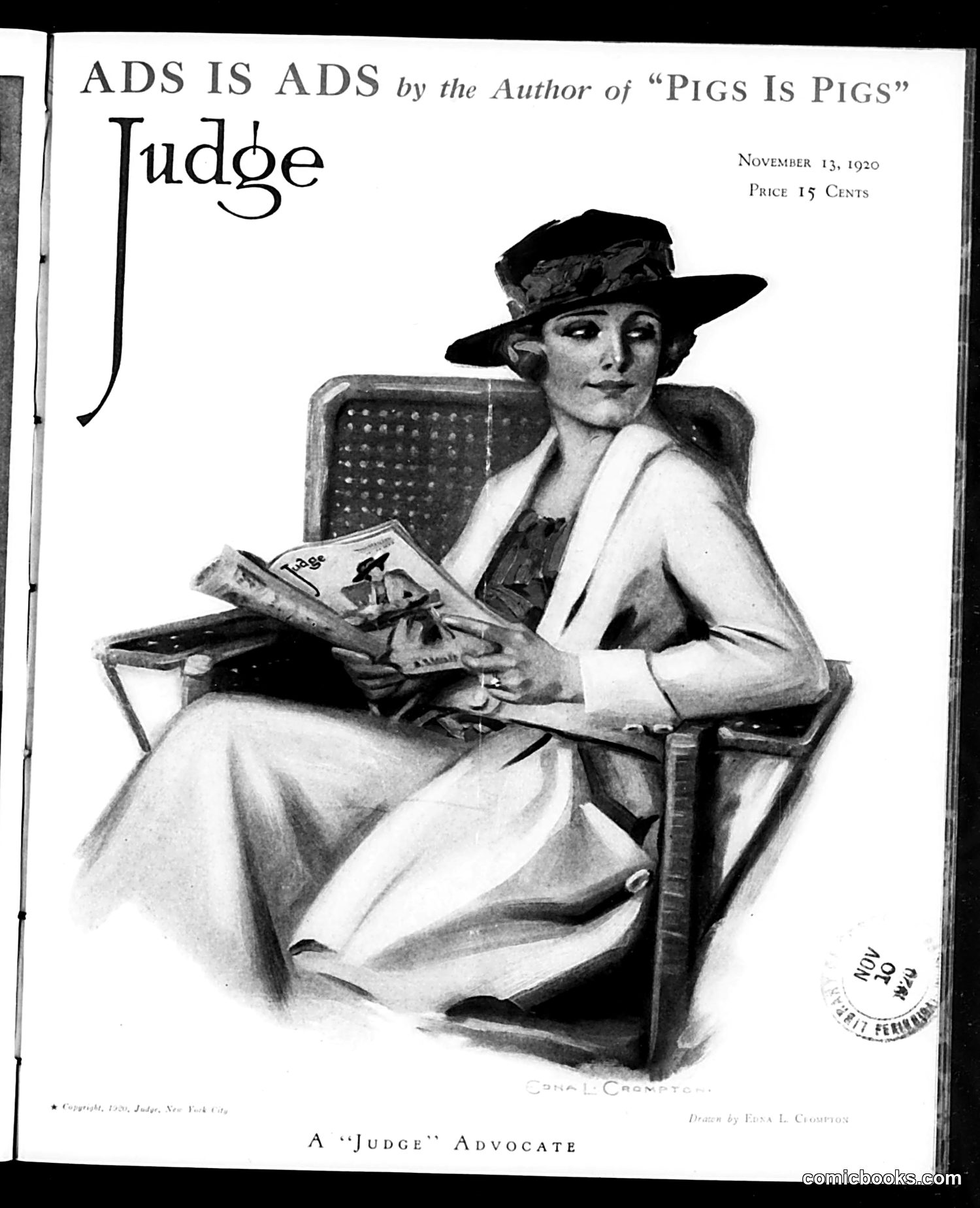 Judge — November 13, 1920 — page 1: Judge, 1920-11-13