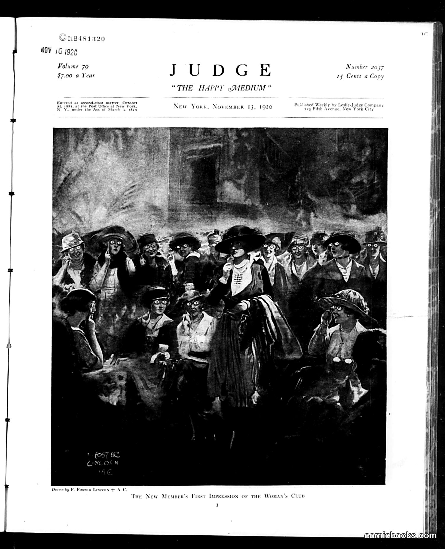 Judge — November 13, 1920 — page 3: Judge, 1920-11-13