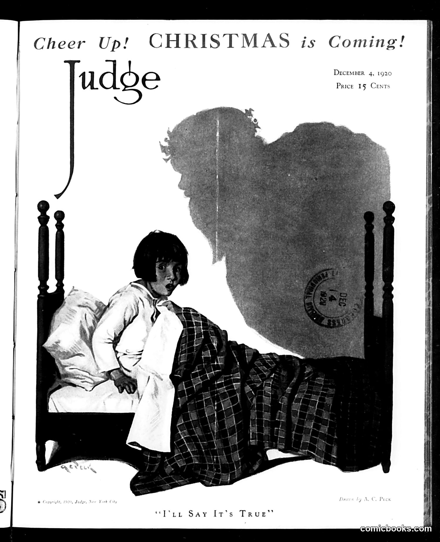 Judge — December 4, 1920 — page 1: Judge, 1920-12-04