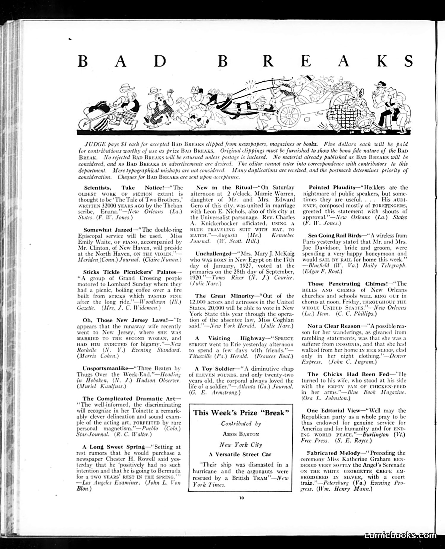 Judge — December 4, 1920 — page 10: Judge, 1920-12-04