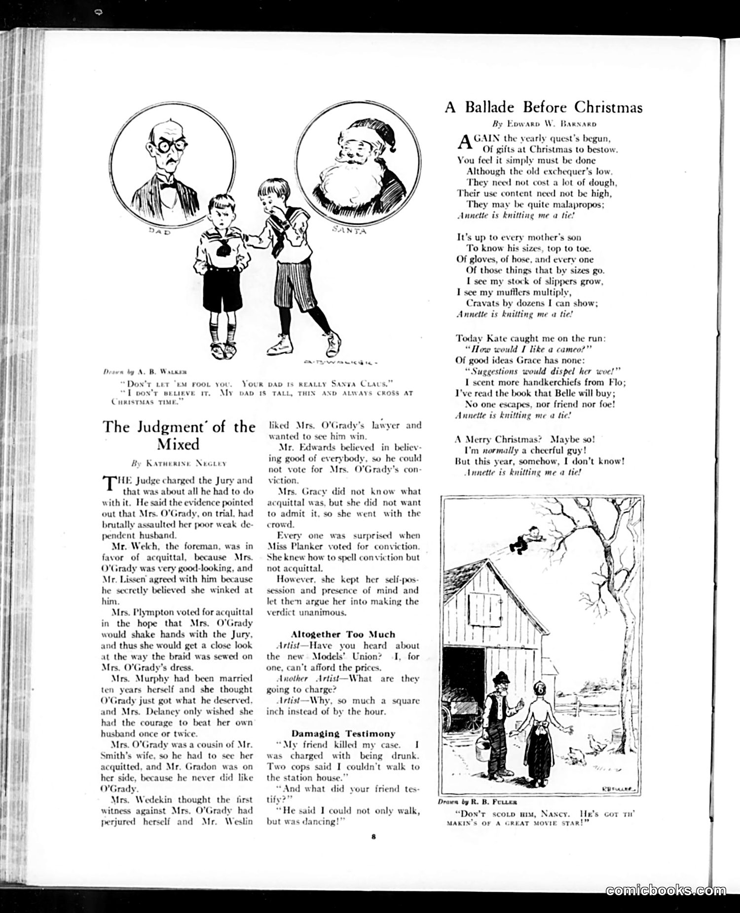 Judge — December 18, 1920 — page 8: Judge, 1920-12-18