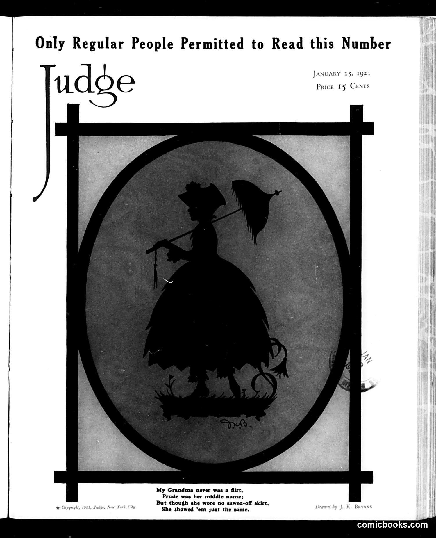 Judge — January 15, 1921 — page 1: Judge, 1921-01-15