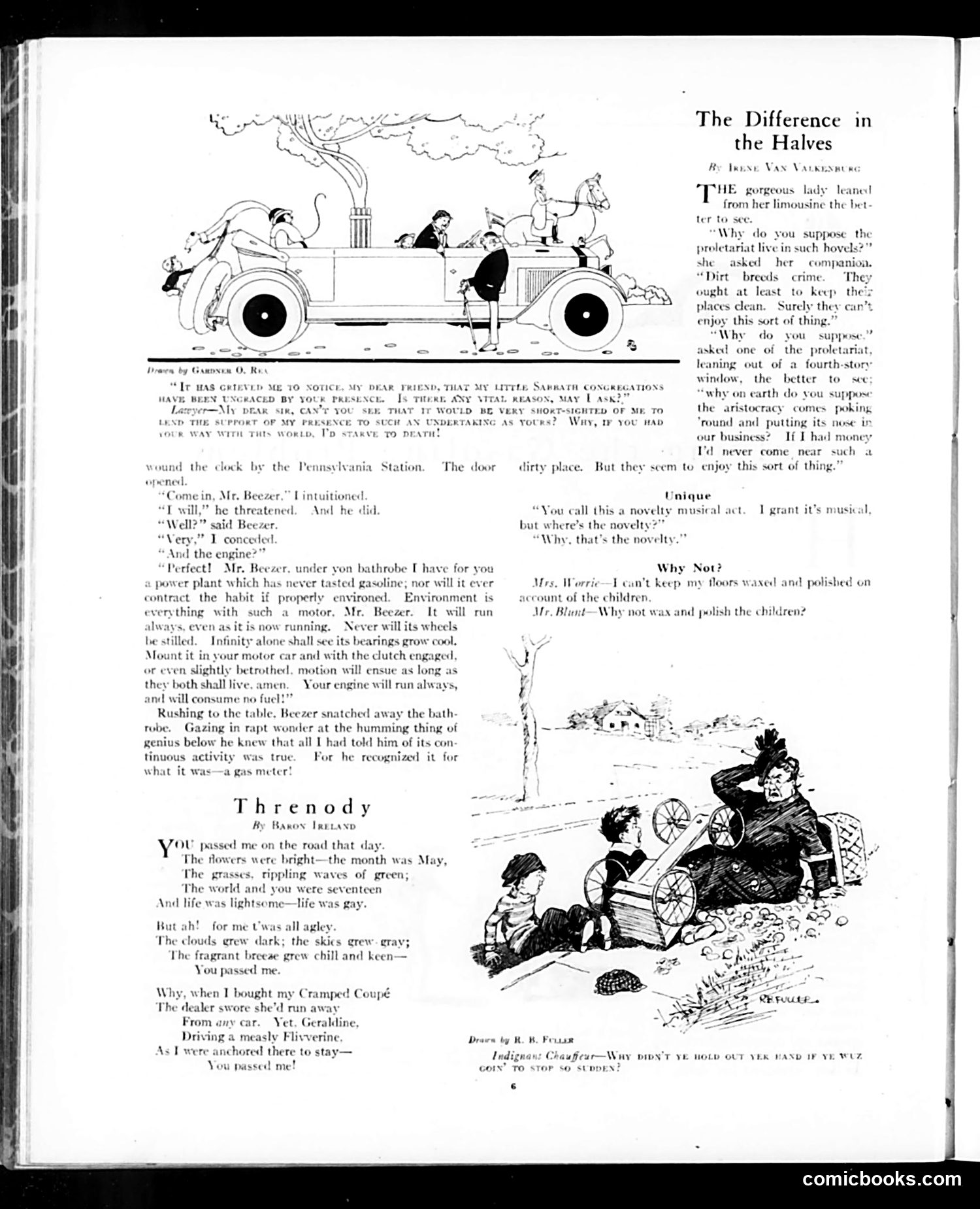 Judge — February 5, 1921 — page 6: Judge, 1921-02-05