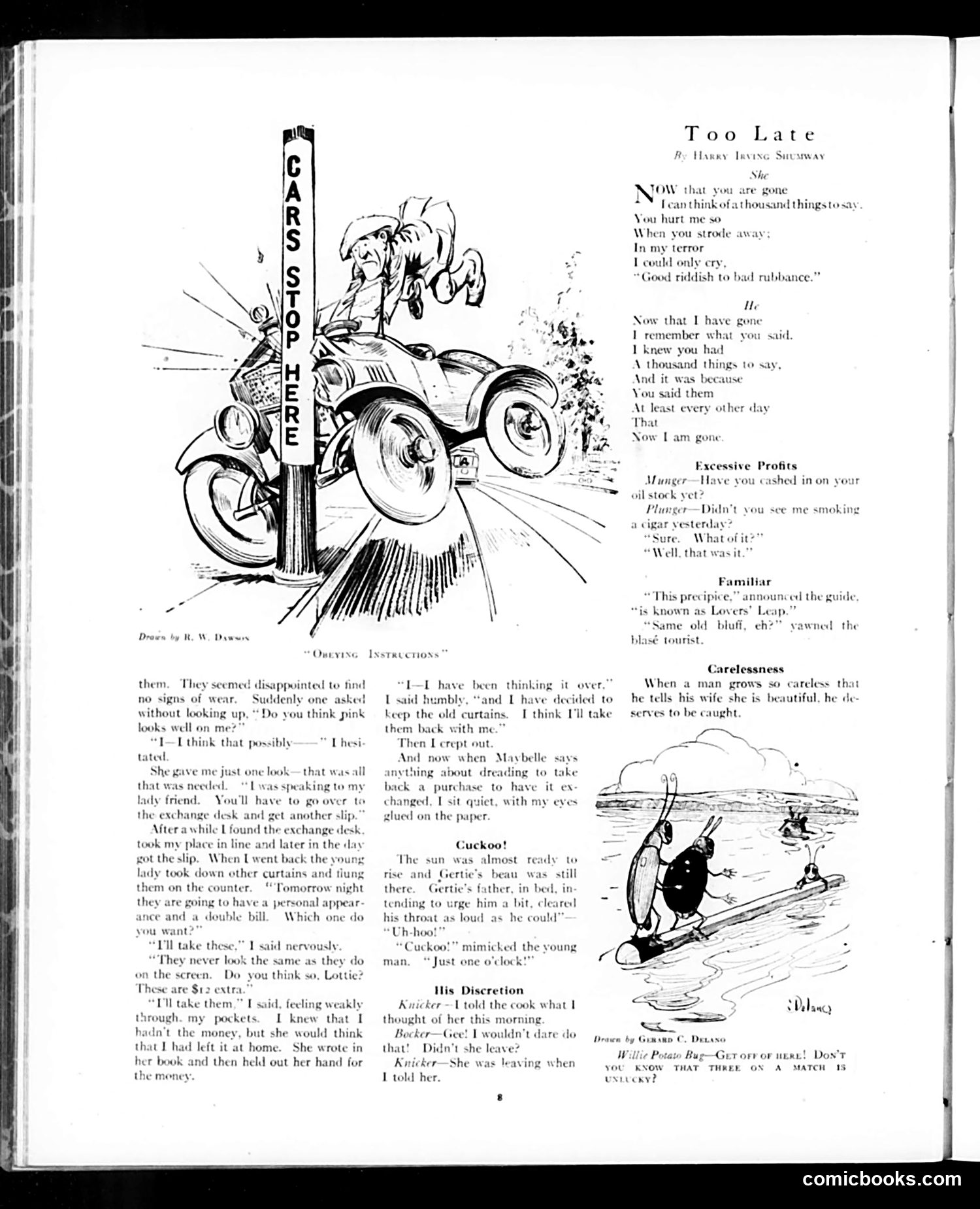 Judge — February 5, 1921 — page 8: Judge, 1921-02-05