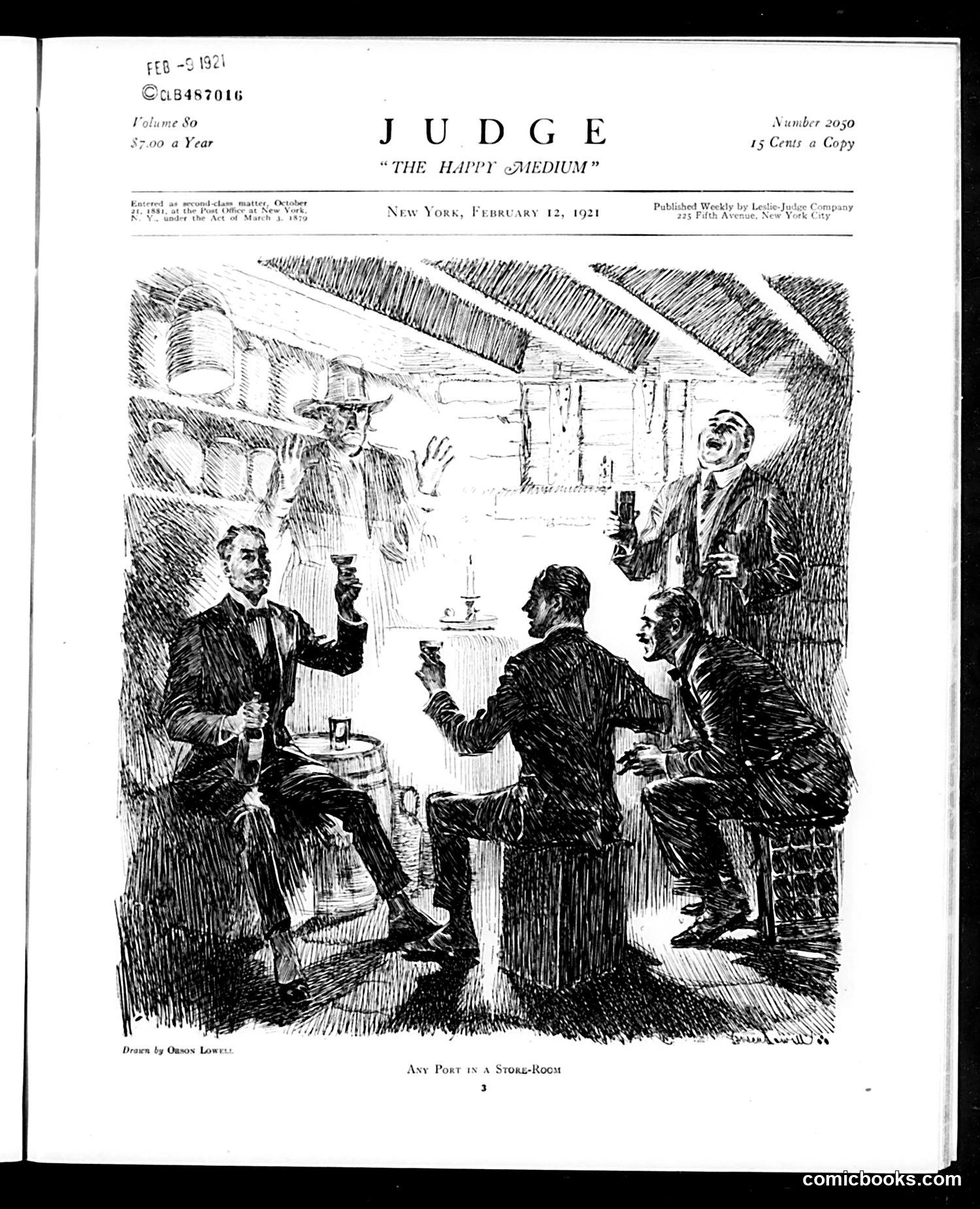 Judge — February 12, 1921 — page 3: Judge, 1921-02-12