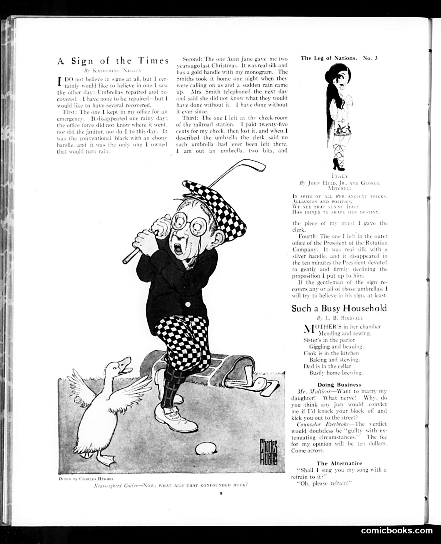 Judge — March 5, 1921 — page 8: Judge, 1921-03-05