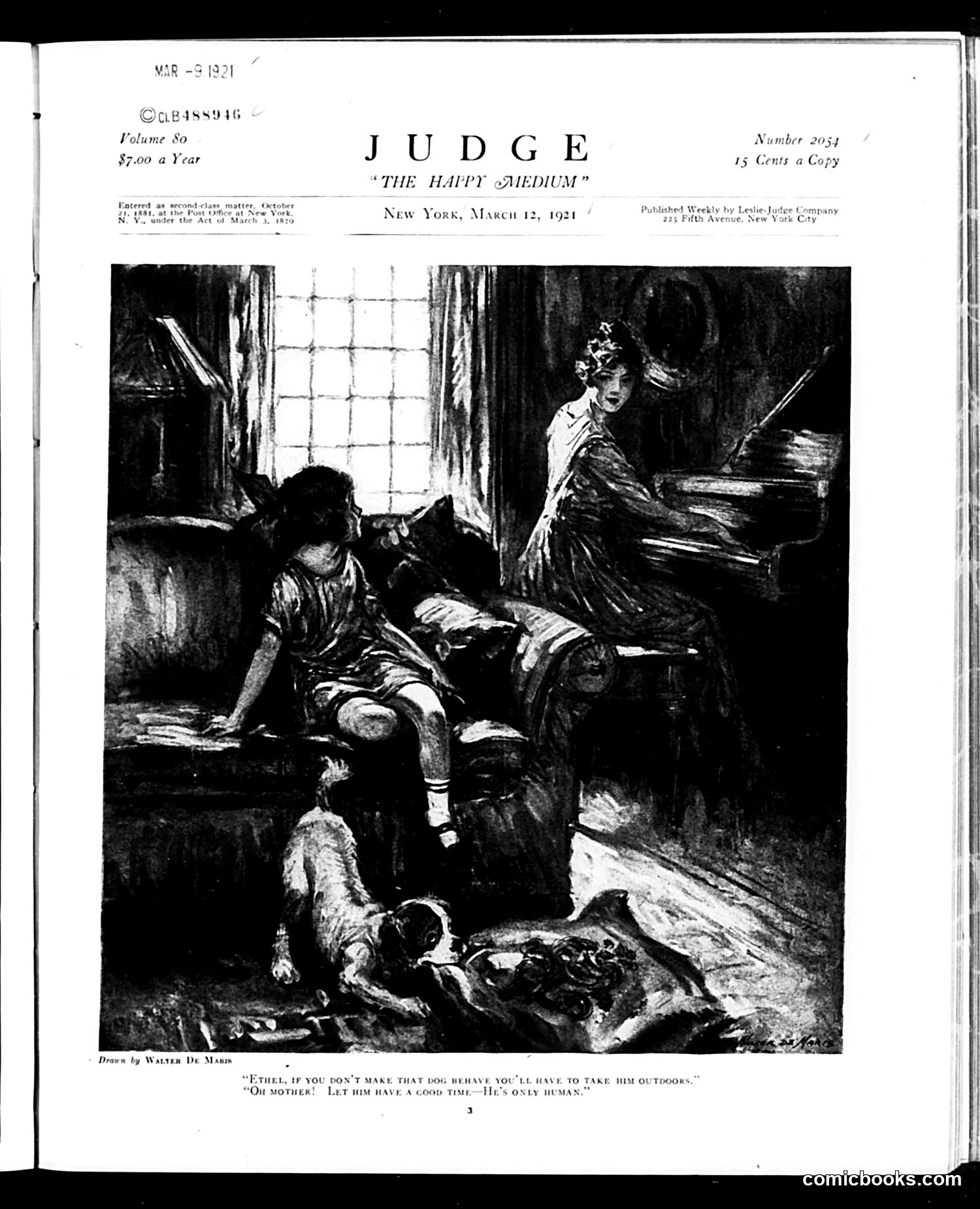 Judge — March 12, 1921 — page 3: Judge, 1921-03-12