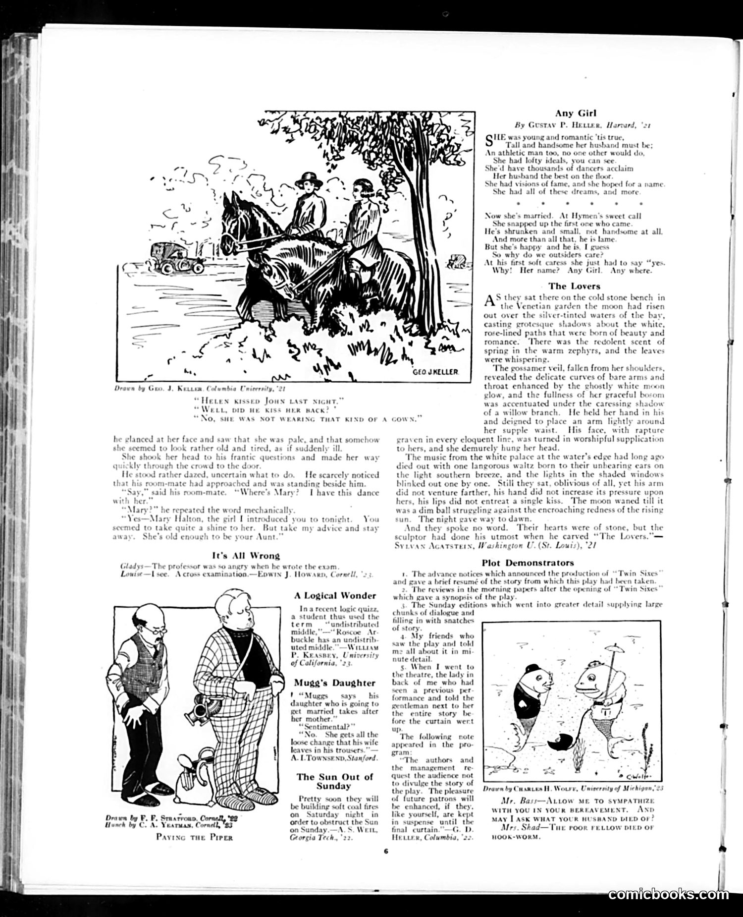 Judge — March 19, 1921 — page 6: Judge, 1921-03-19