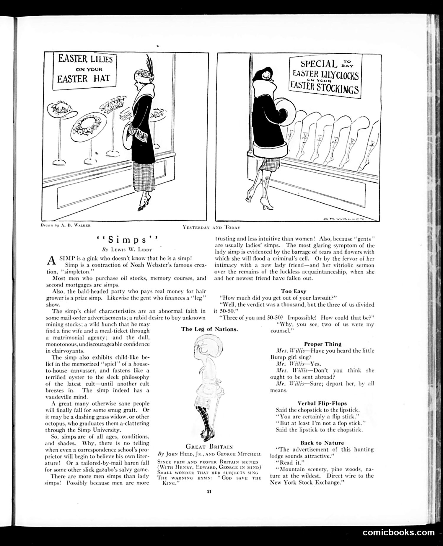 Judge — March 26, 1921 — page 11: Judge, 1921-03-26