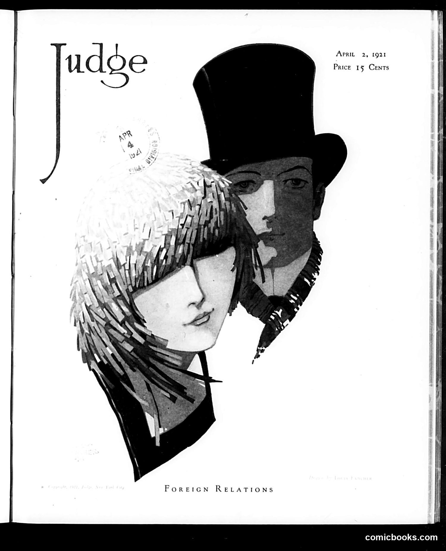 Judge — April 2, 1921 — page 1: Judge, 1921-04-02