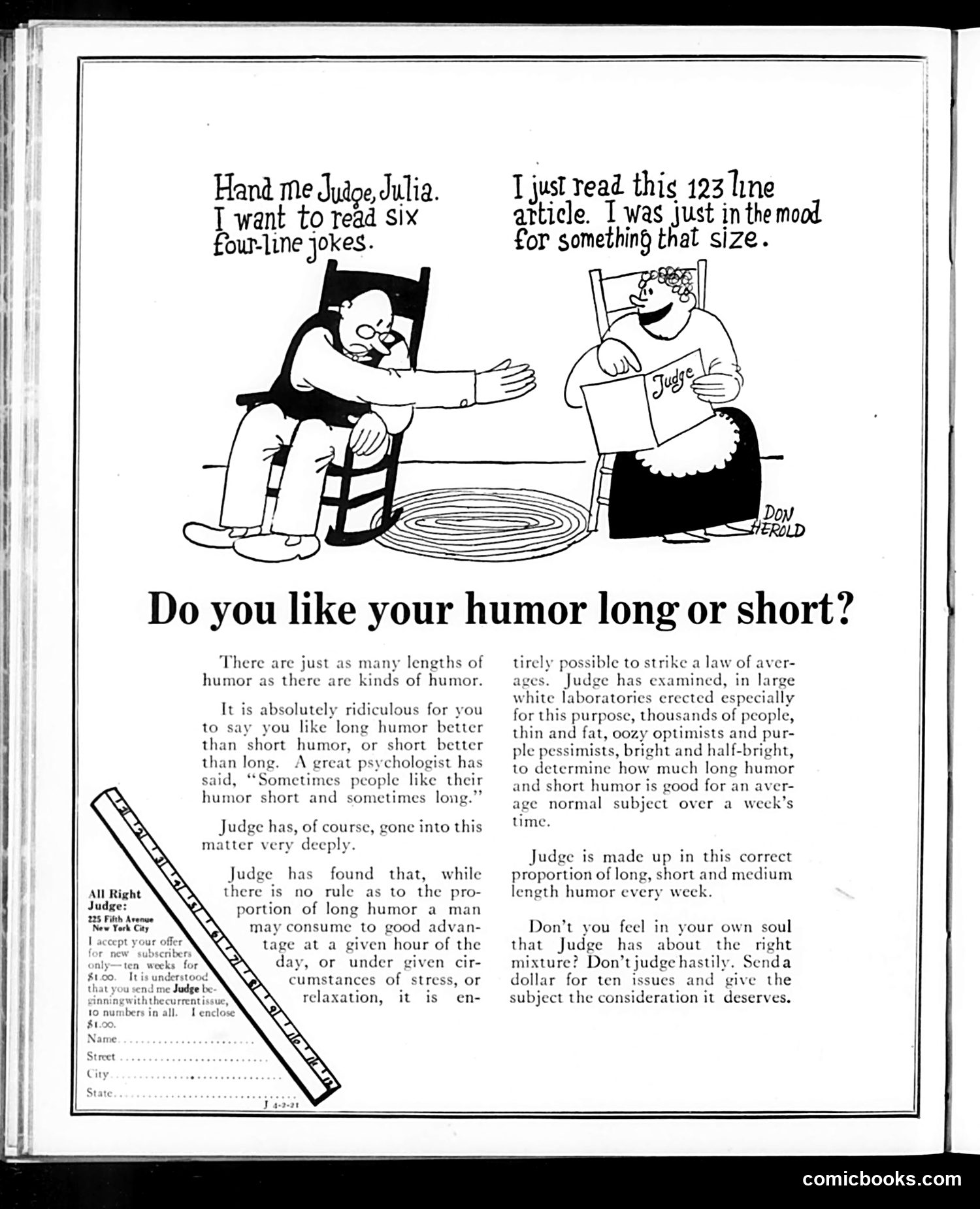 Judge — April 2, 1921 — page 2: Judge, 1921-04-02