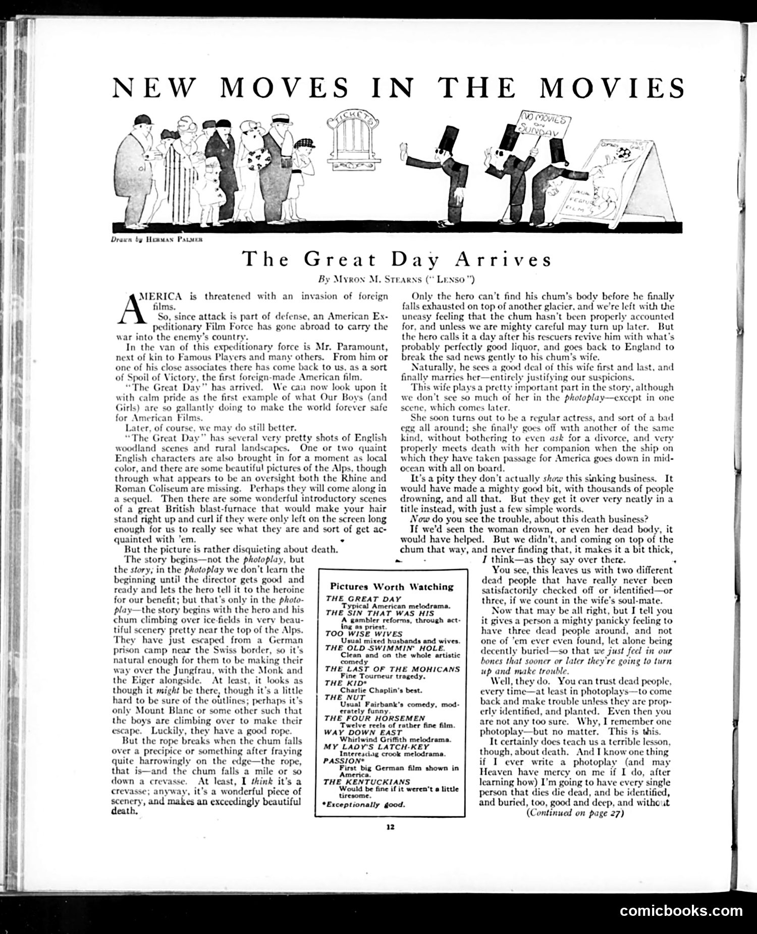 Judge — April 9, 1921 — page 12: Judge, 1921-04-09