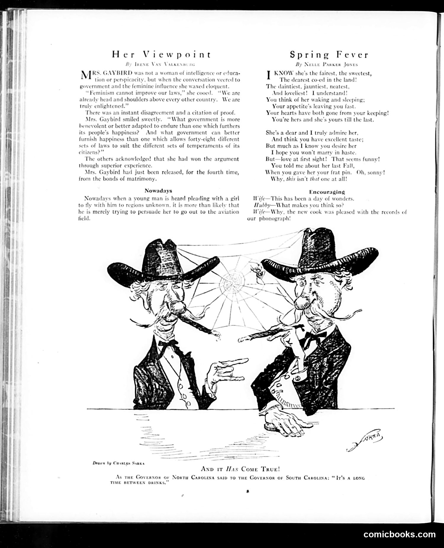 Judge — April 16, 1921 — page 8: Judge, 1921-04-16