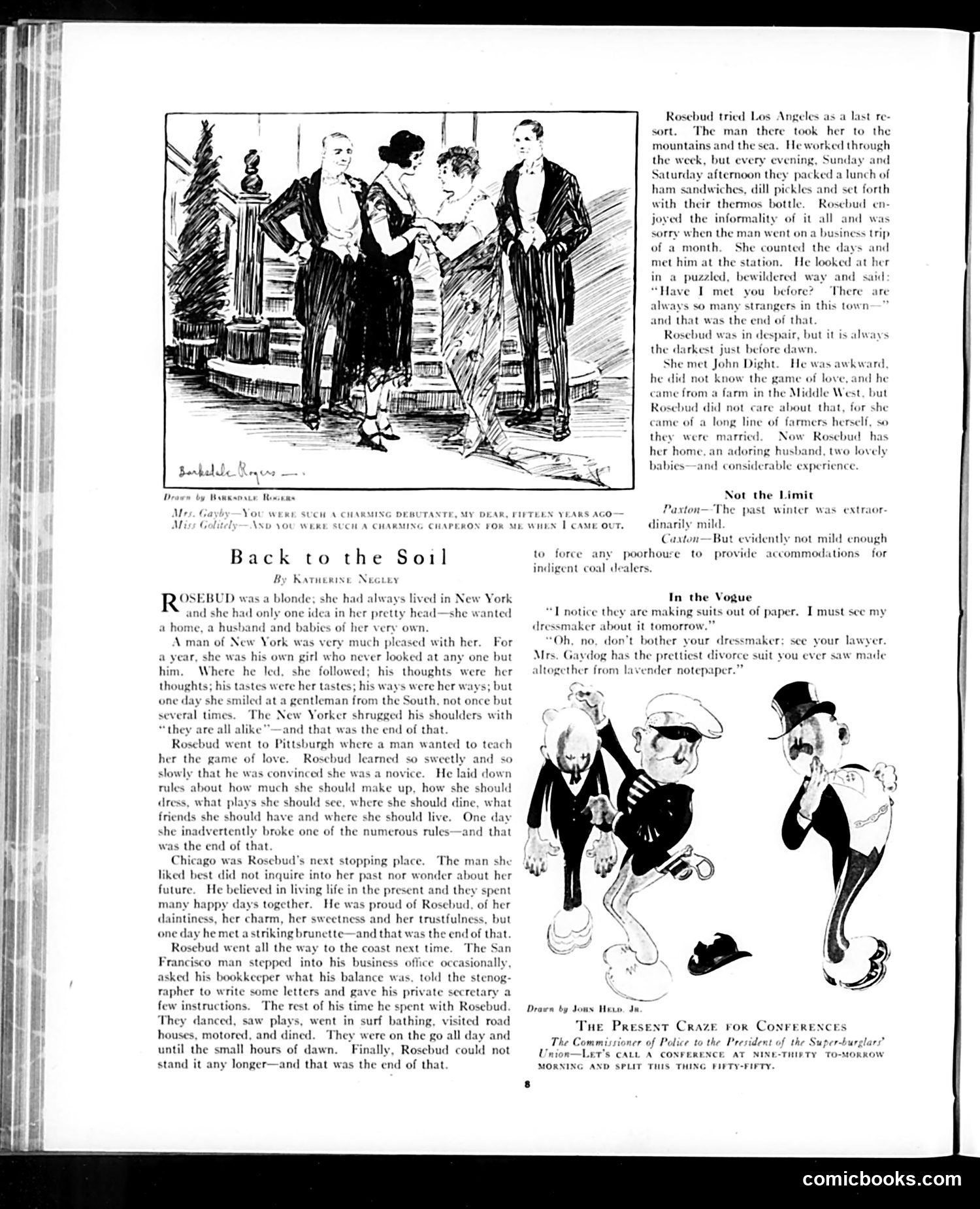 Judge — April 23, 1921 — page 8: Judge, 1921-04-23