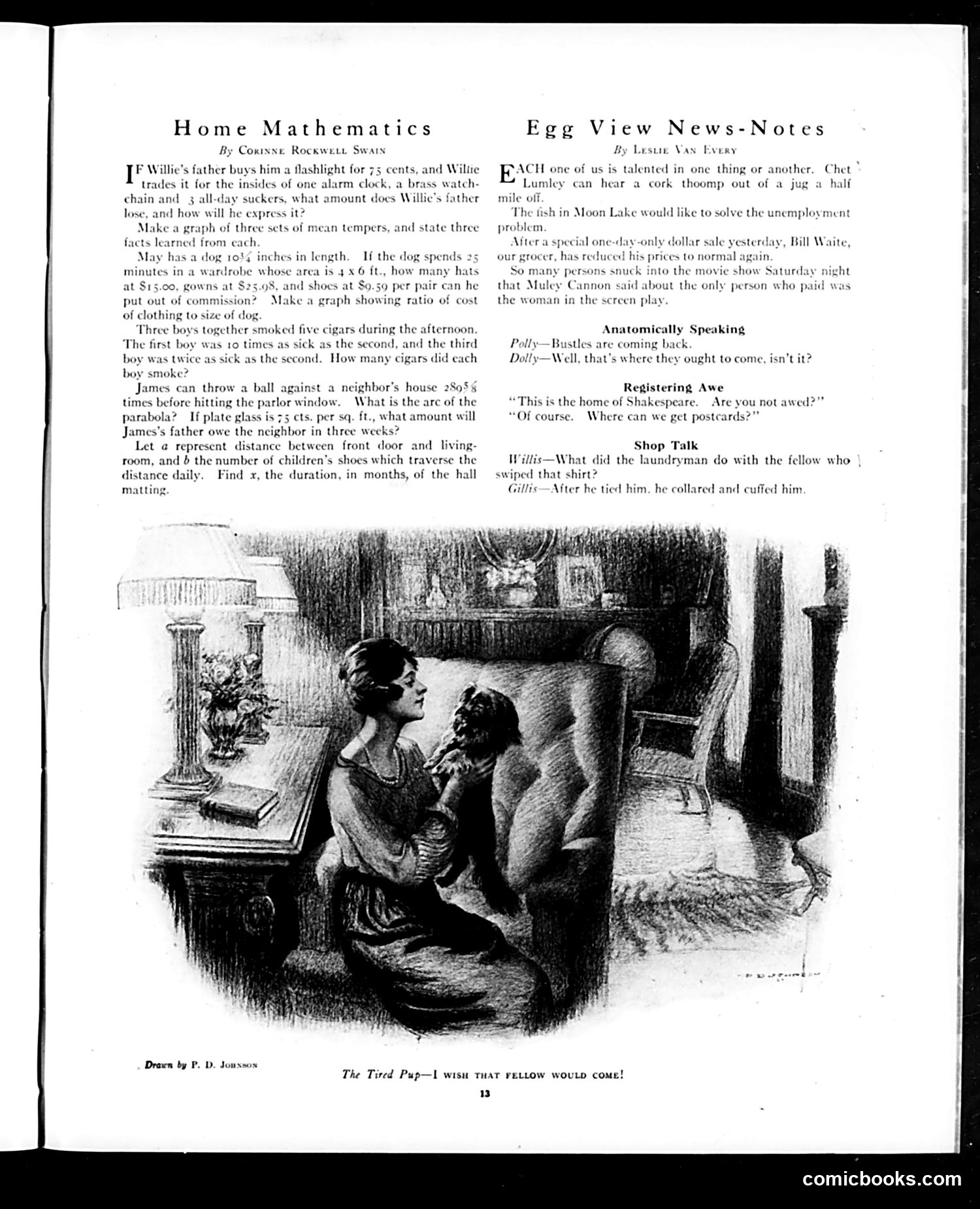 Judge — April 23, 1921 — page 13: Judge, 1921-04-23