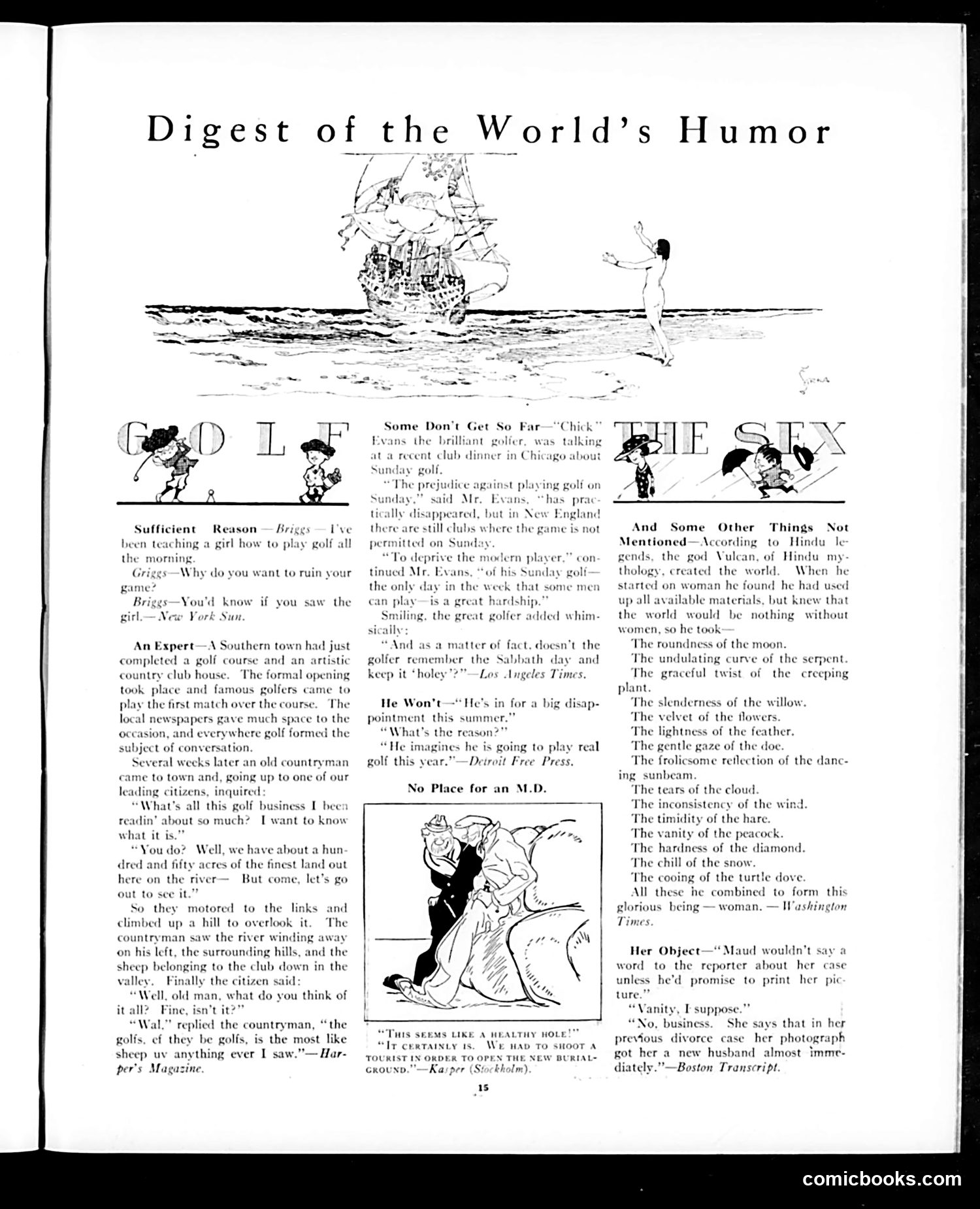 Judge — April 23, 1921 — page 15: Judge, 1921-04-23