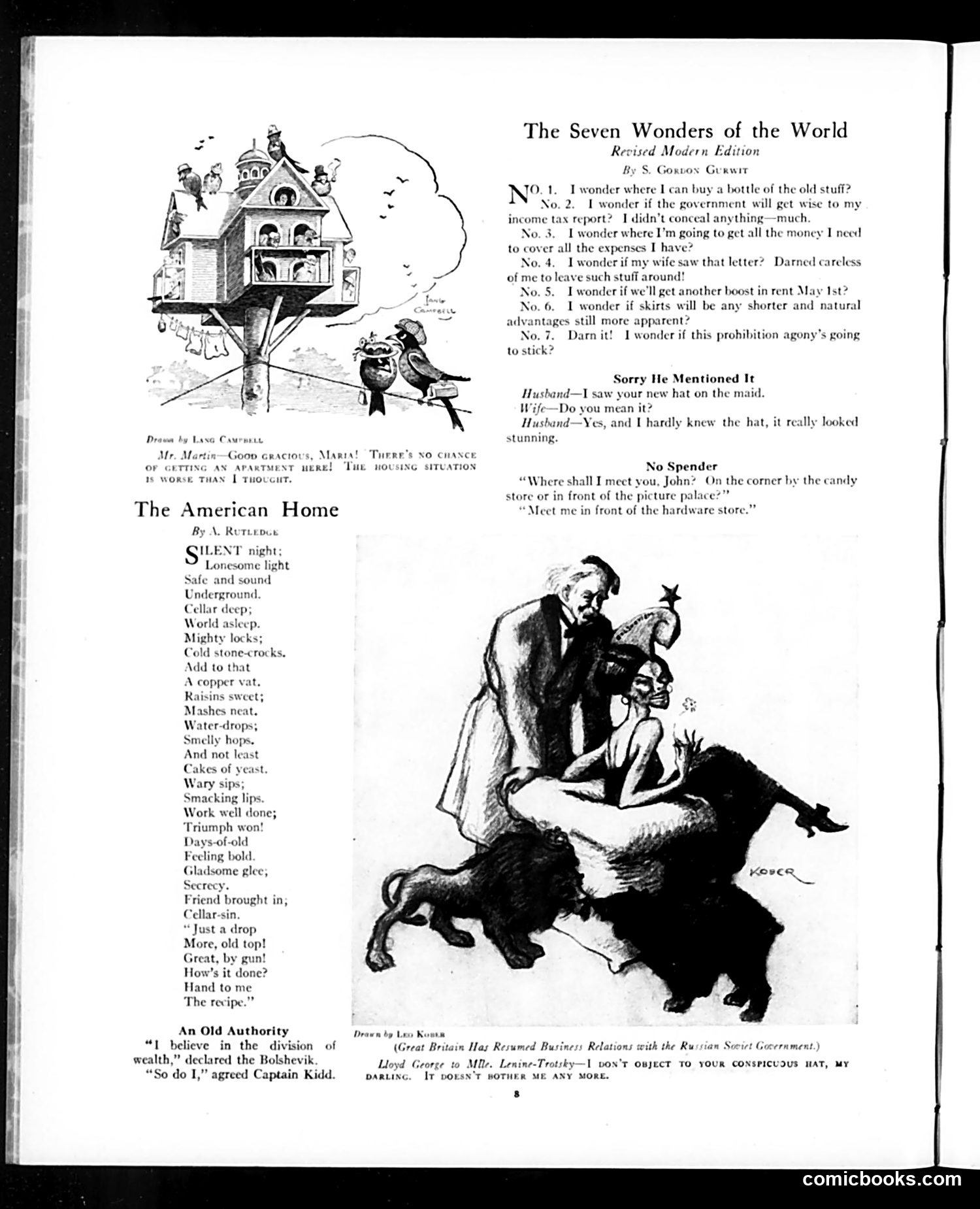 Judge — April 30, 1921 — page 8: Judge, 1921-04-30
