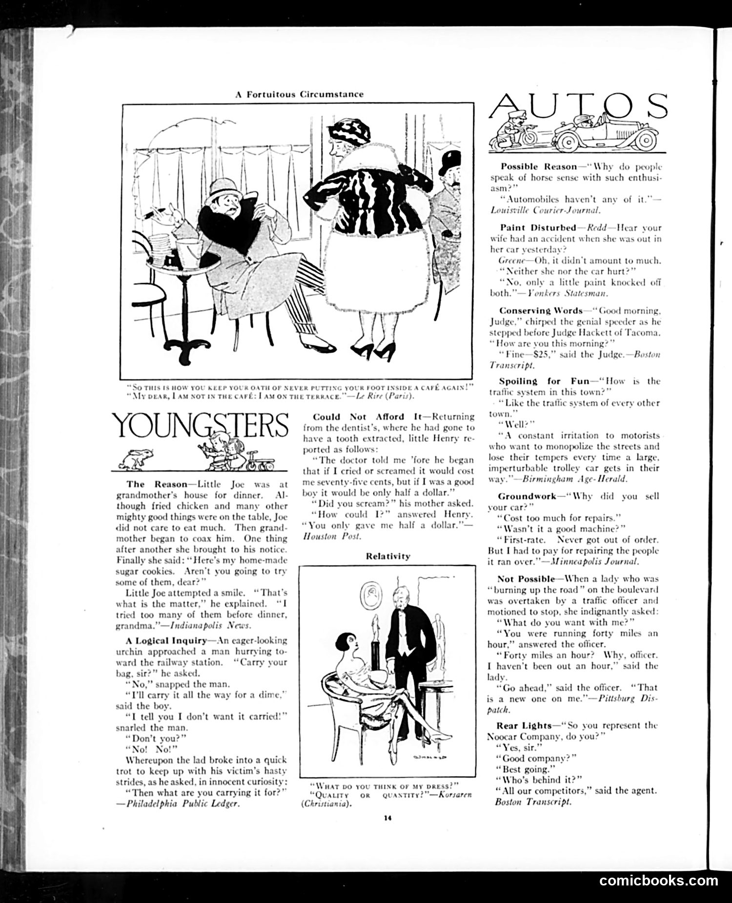 Judge — May 28, 1921 — page 14: Judge, 1921-05-28