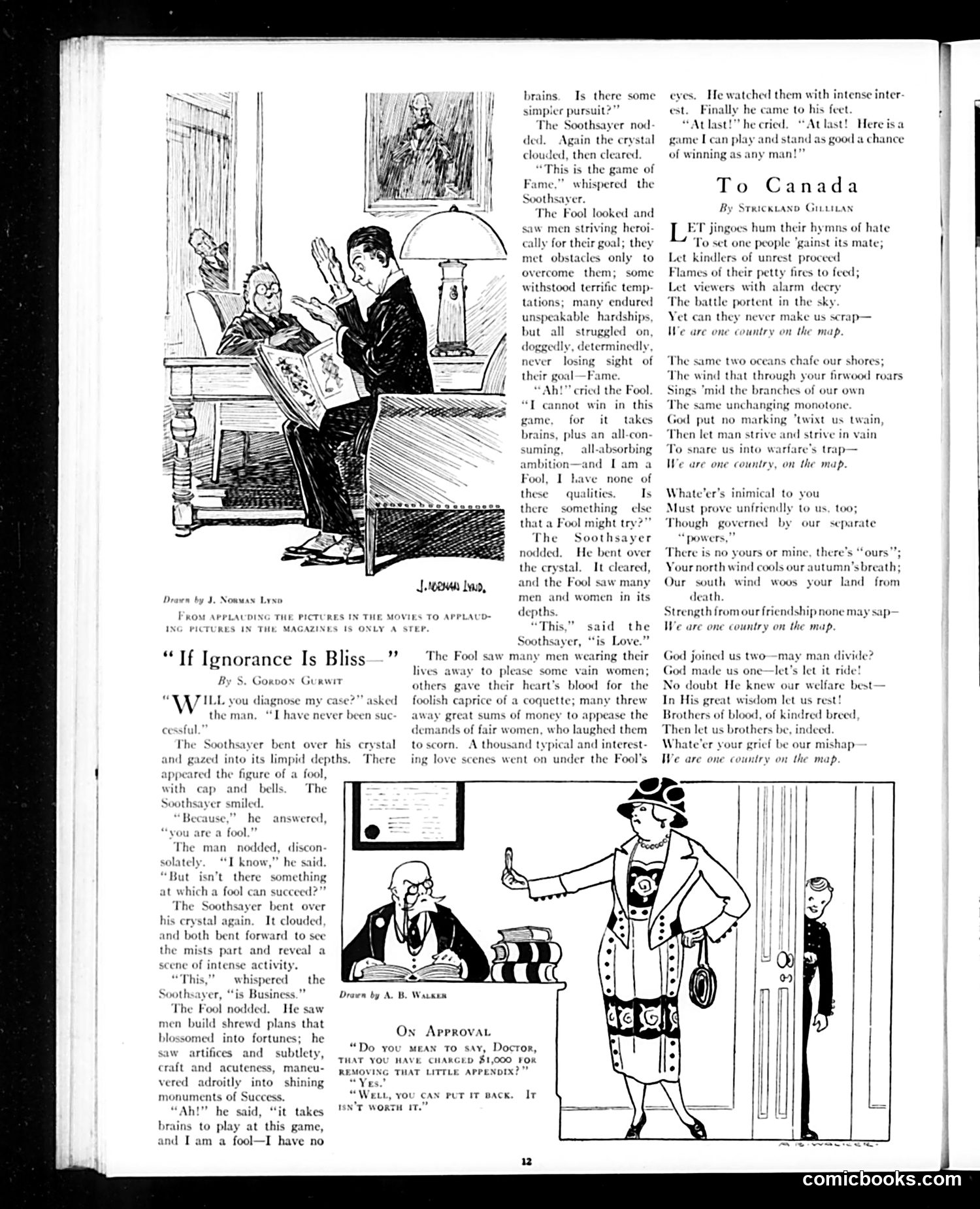 Judge — June 18, 1921 — page 12: Judge, 1921-06-18