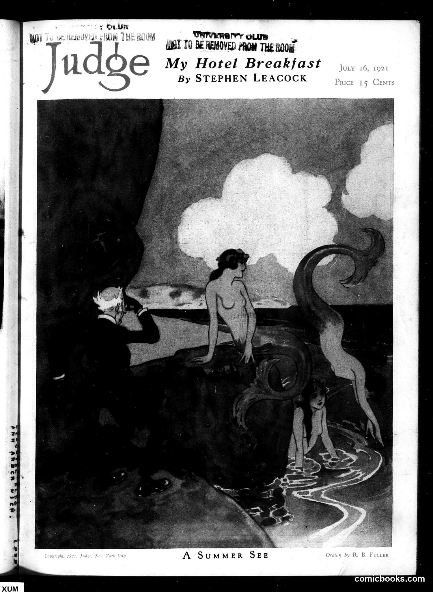 Judge — July 16, 1921 — page 1: Judge, 1921-07-16