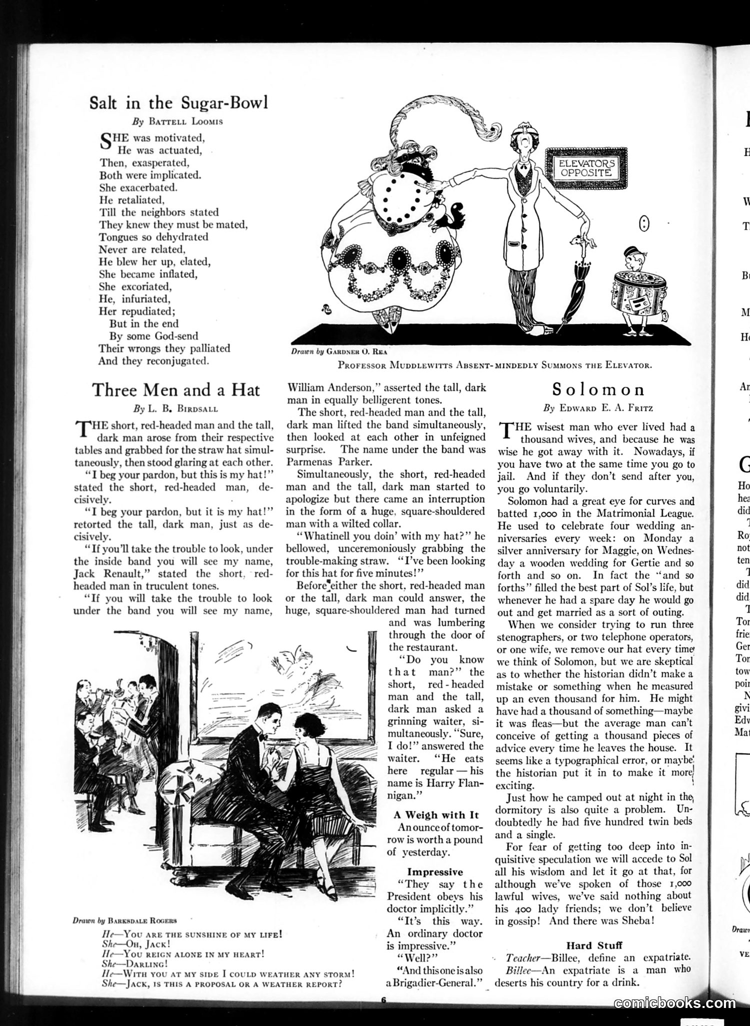 Judge — July 16, 1921 — page 6: Judge, 1921-07-16
