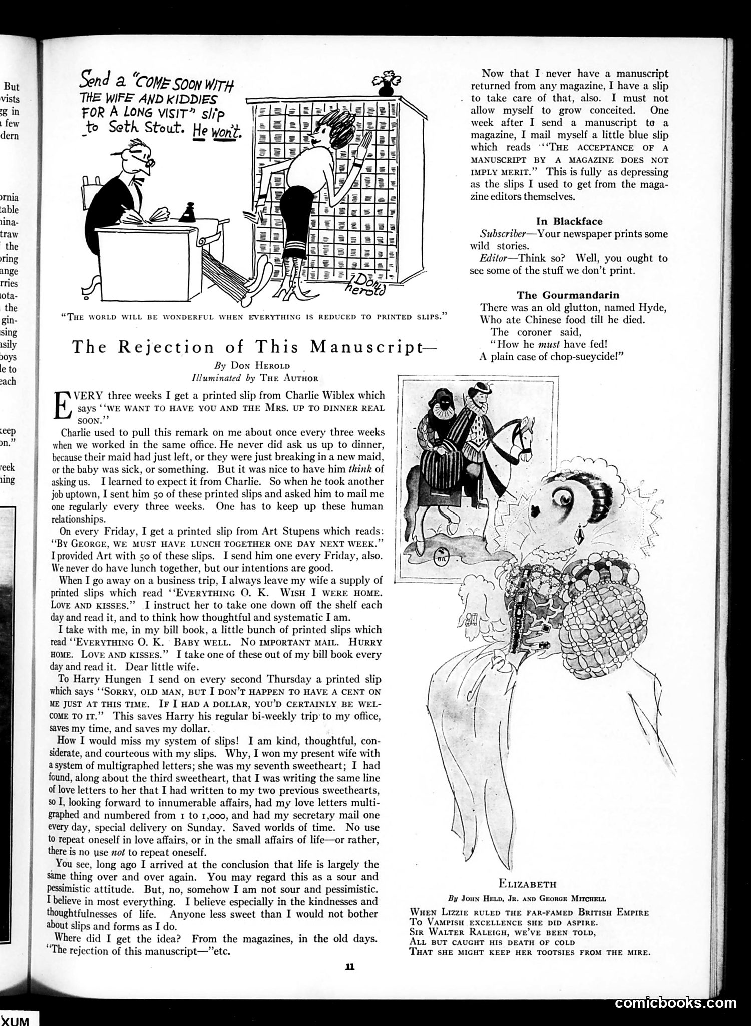 Judge — July 30, 1921 — page 11: Judge, 1921-07-30