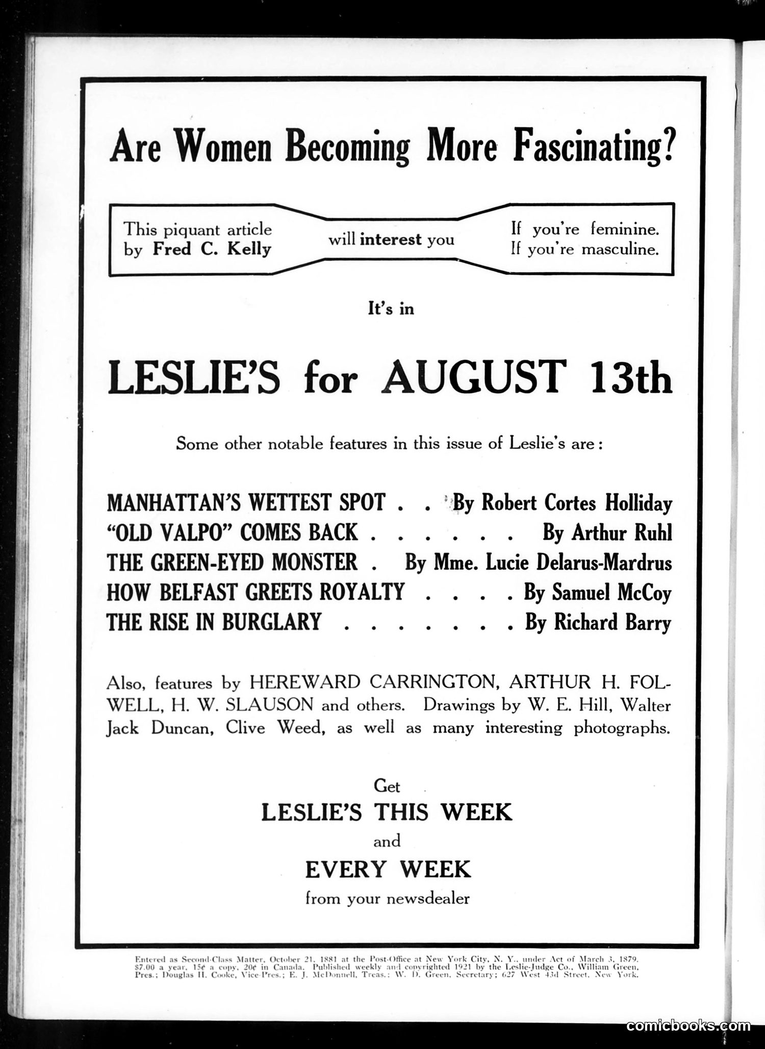 Judge — August 13, 1921 — page 2: Judge, 1921-08-13