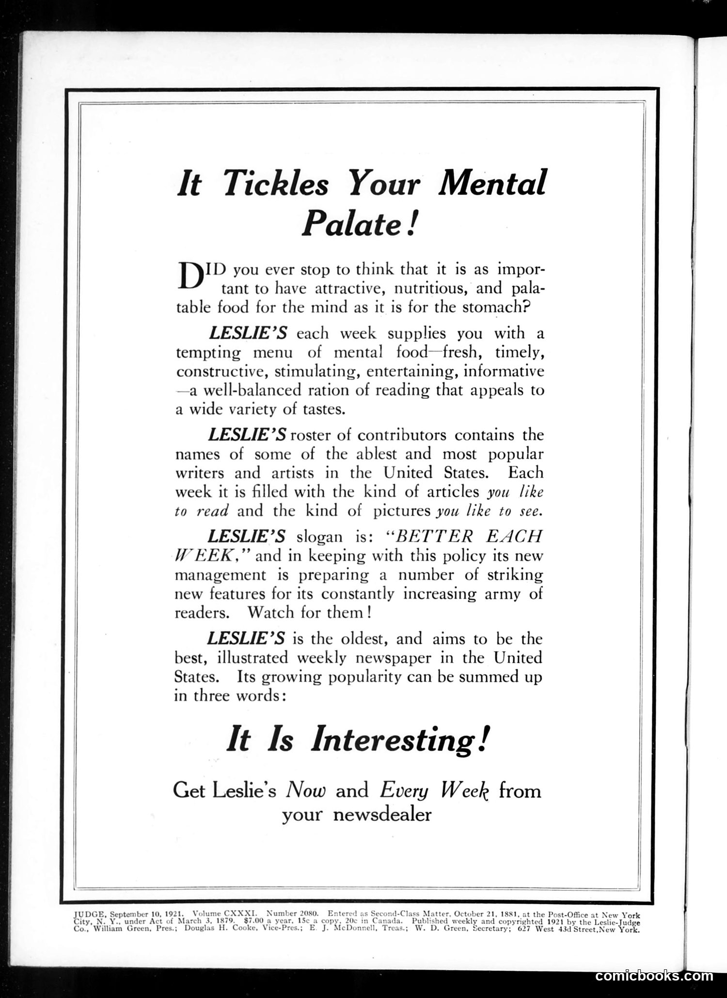 Judge — September 10, 1921 — page 2: Judge, 1921-09-10