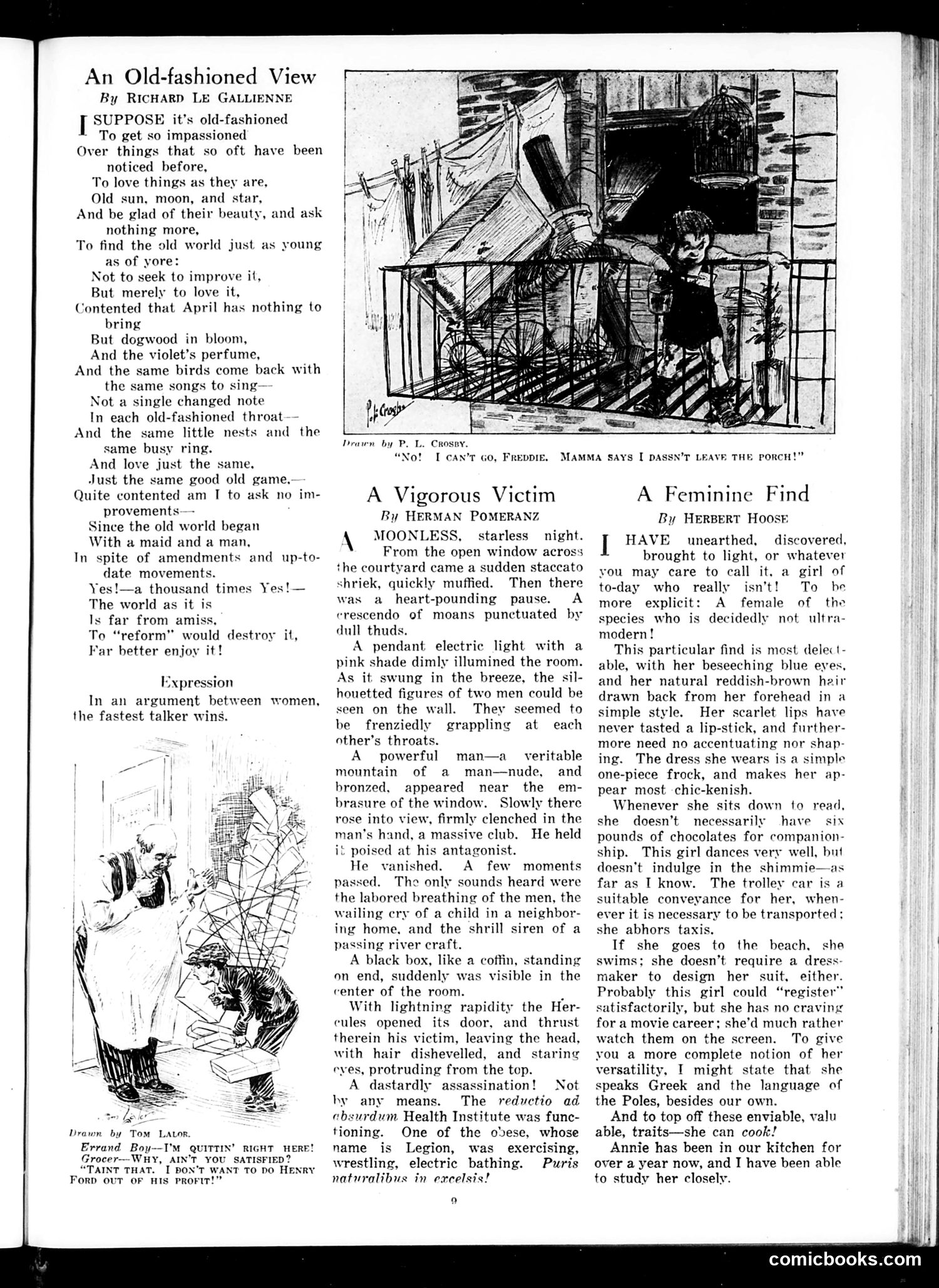 Judge — September 24, 1921 — page 9: Judge, 1921-09-24