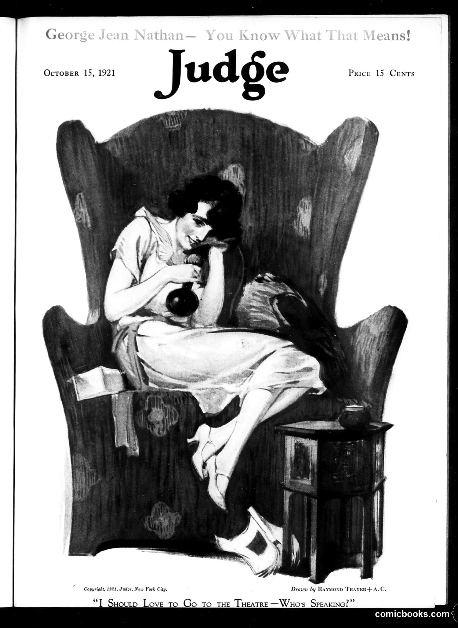 Judge — October 15, 1921 — page 1: Judge, 1921-10-15