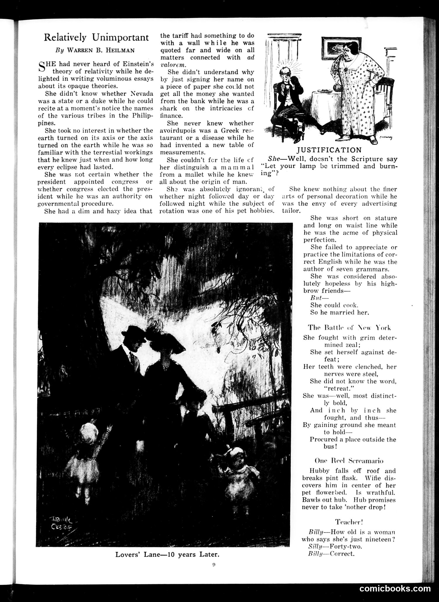 Judge — October 22, 1921 — page 9: Judge, 1921-10-22