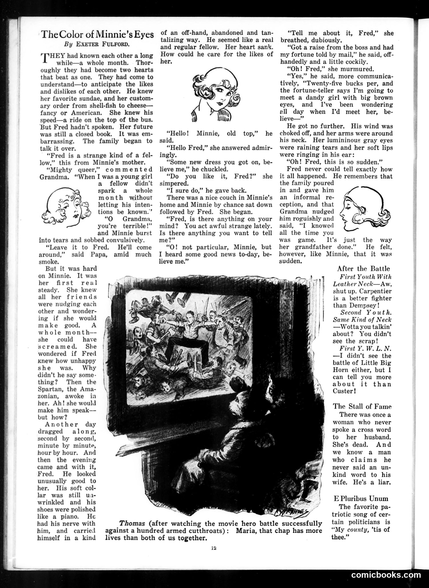Judge — October 22, 1921 — page 12: Judge, 1921-10-22