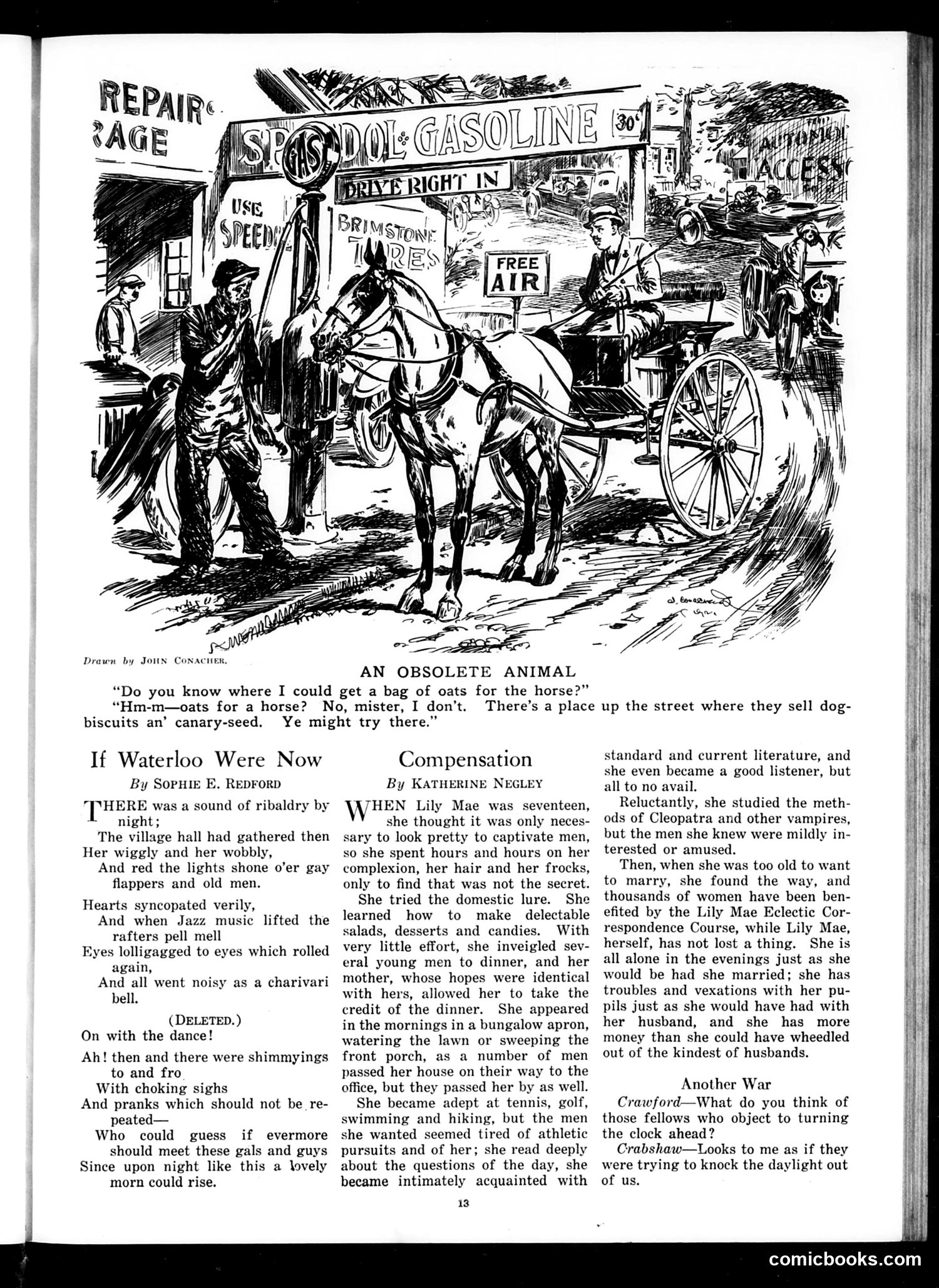 Judge — October 22, 1921 — page 13: Judge, 1921-10-22
