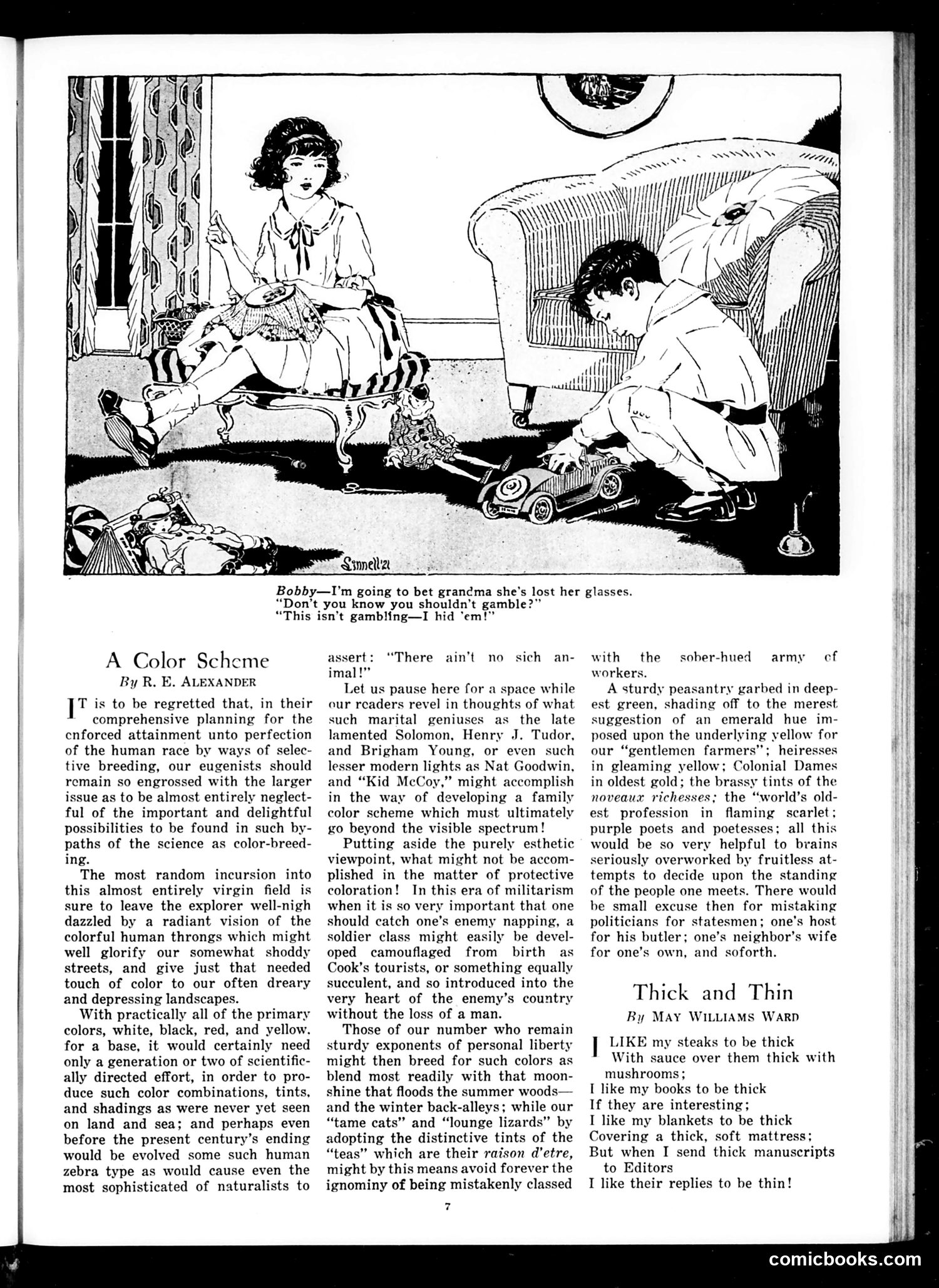 Judge — October 29, 1921 — page 7: Judge, 1921-10-29