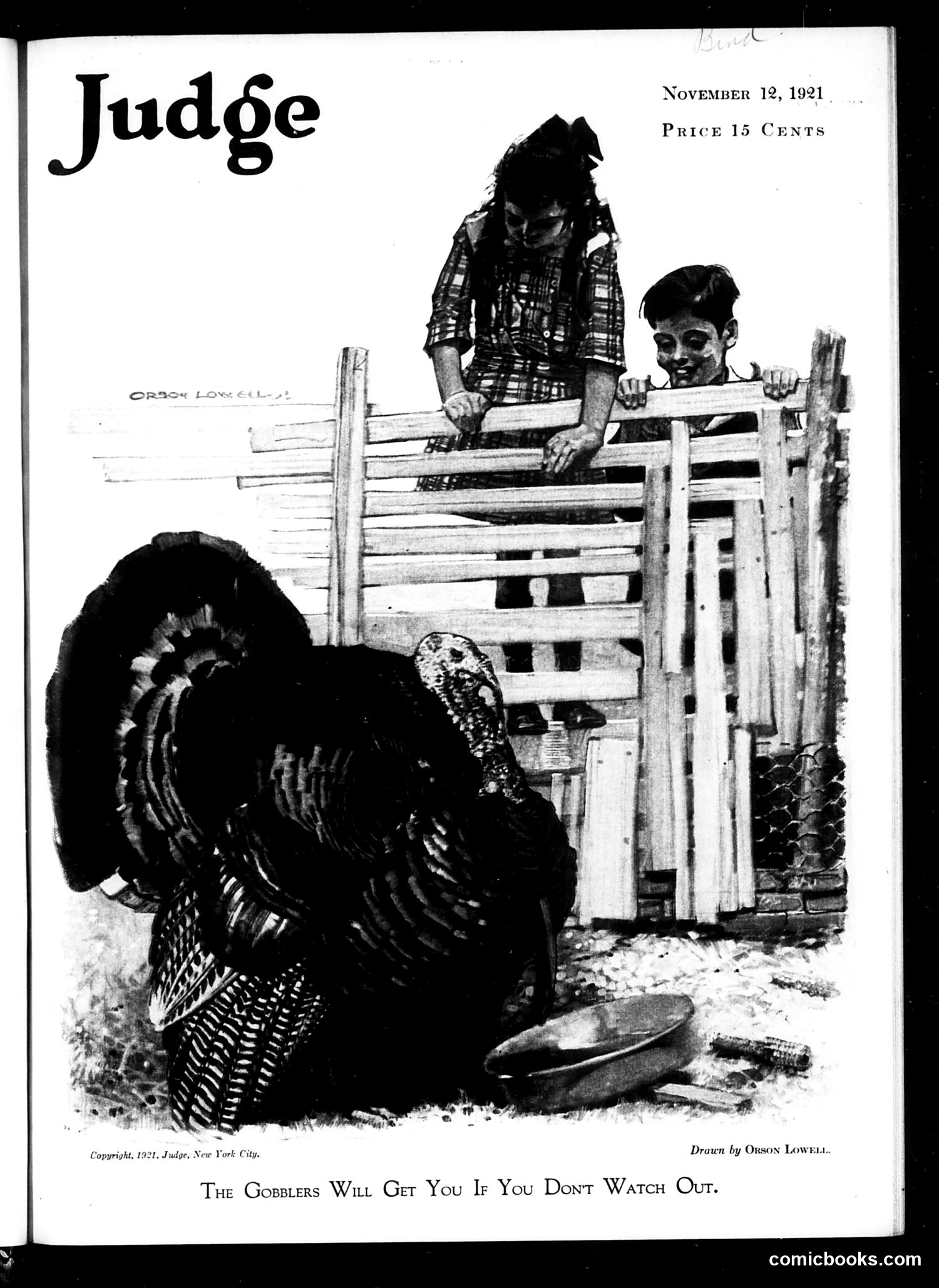 Judge — November 12, 1921 — page 1: Judge, 1921-11-12
