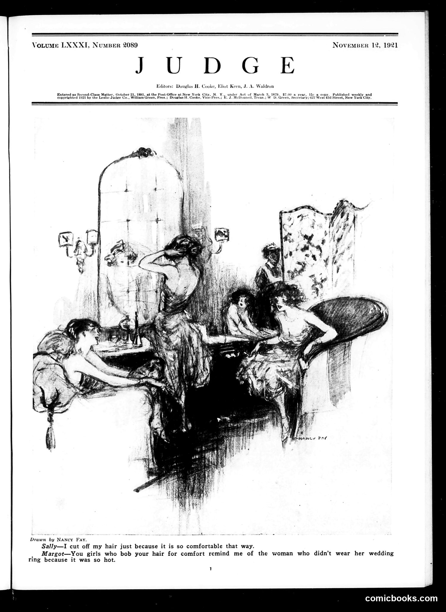 Judge — November 12, 1921 — page 3: Judge, 1921-11-12