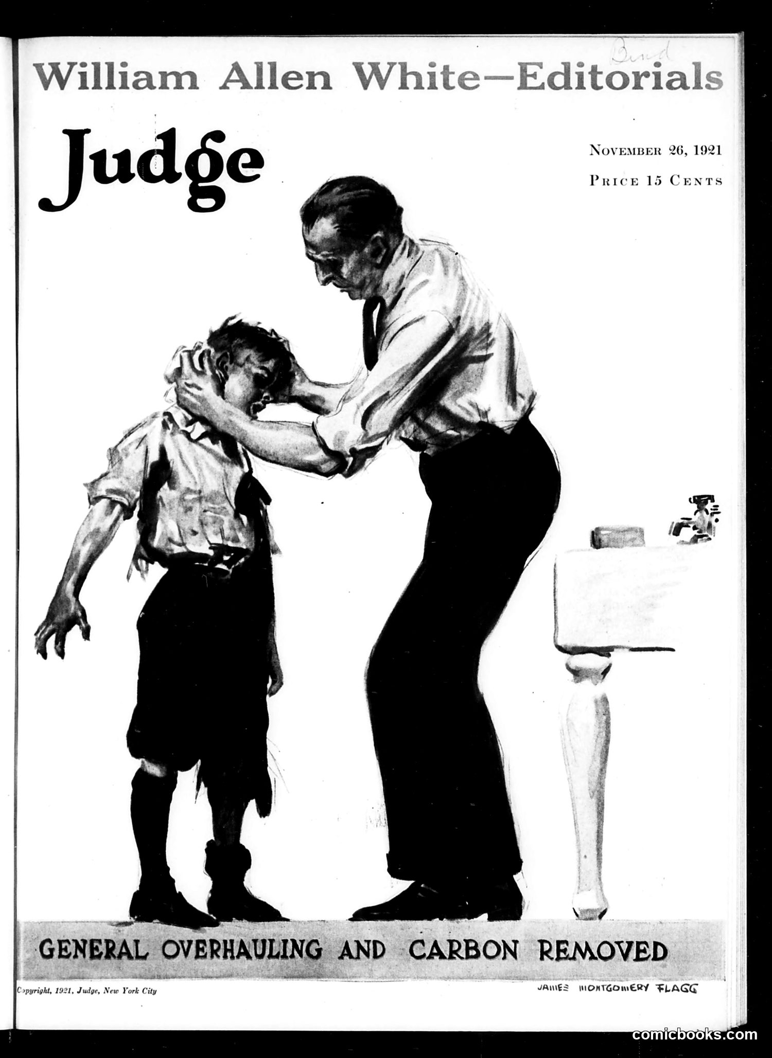 Judge — November 26, 1921 — page 1: Judge, 1921-11-26