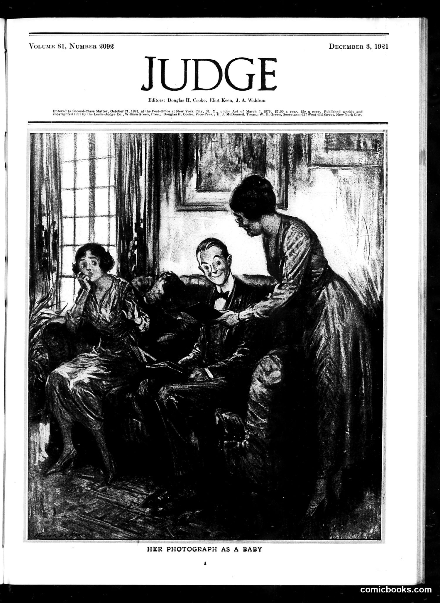 Judge — December 3, 1921 — page 3: Judge, 1921-12-03