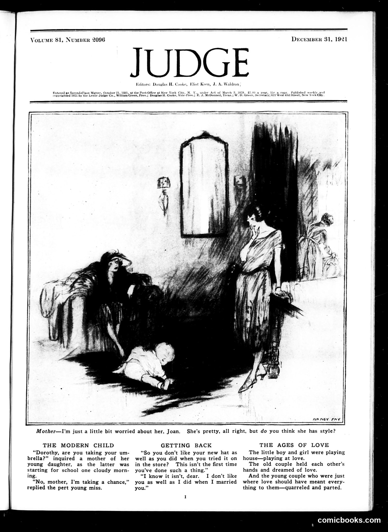 Judge — December 31, 1921 — page 3: Judge, 1921-12-31