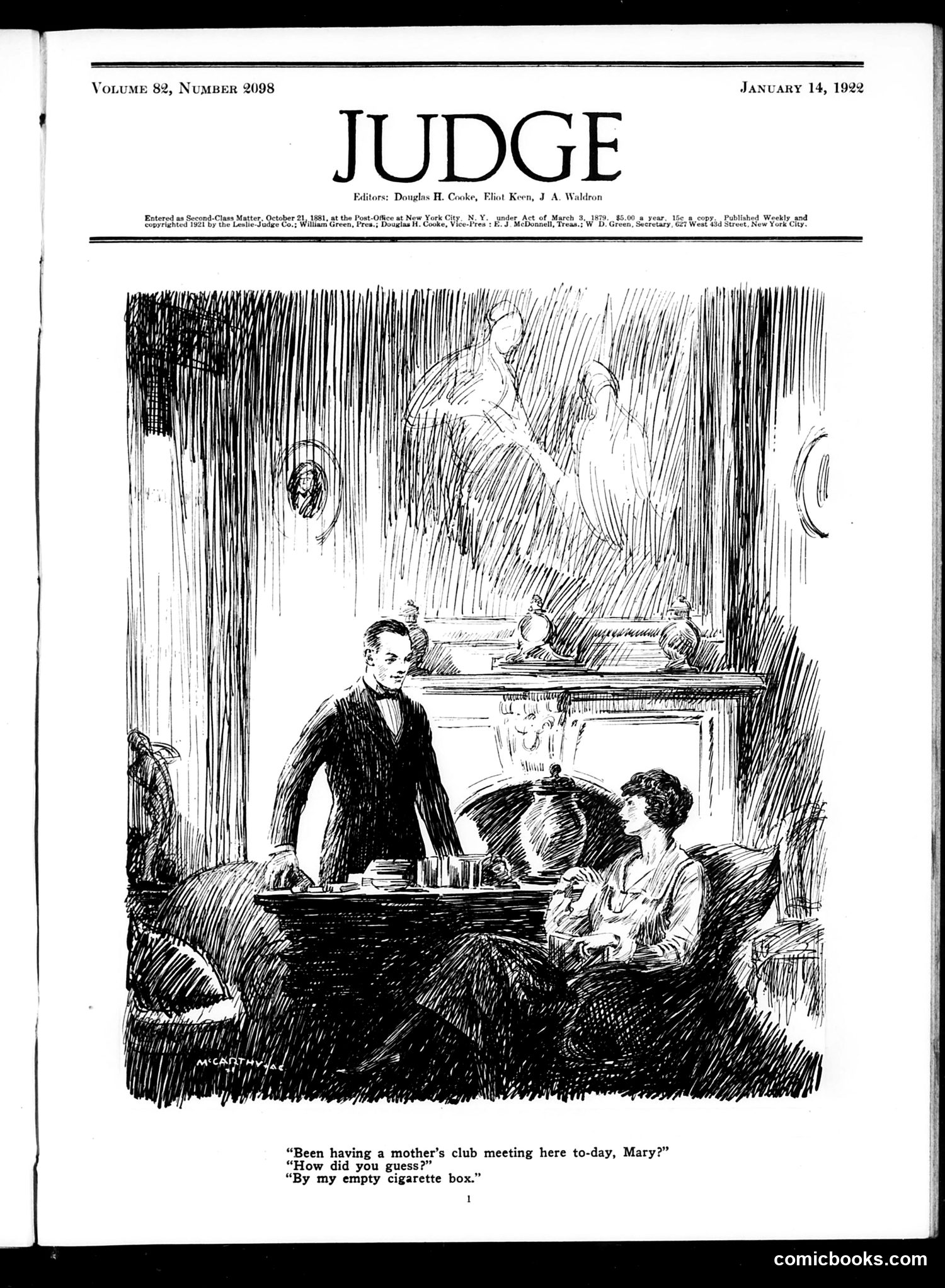 Judge — January 14, 1922 — page 3: Judge, 1922-01-14