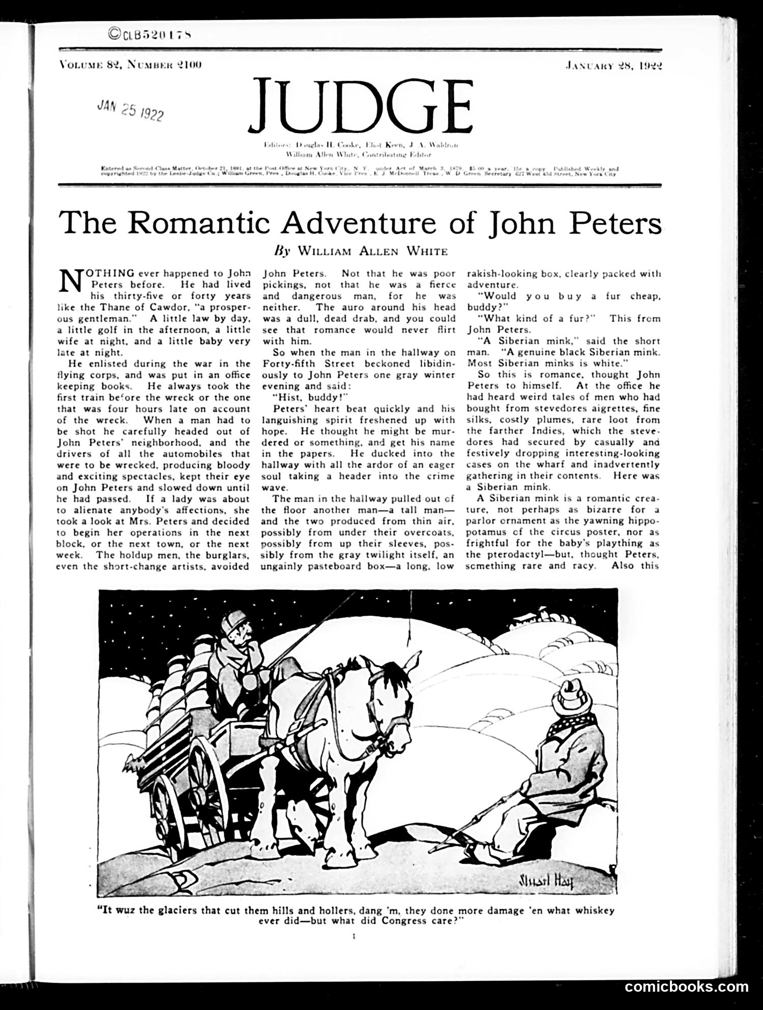 Judge — January 28, 1922 — page 3: Judge, 1922-01-28