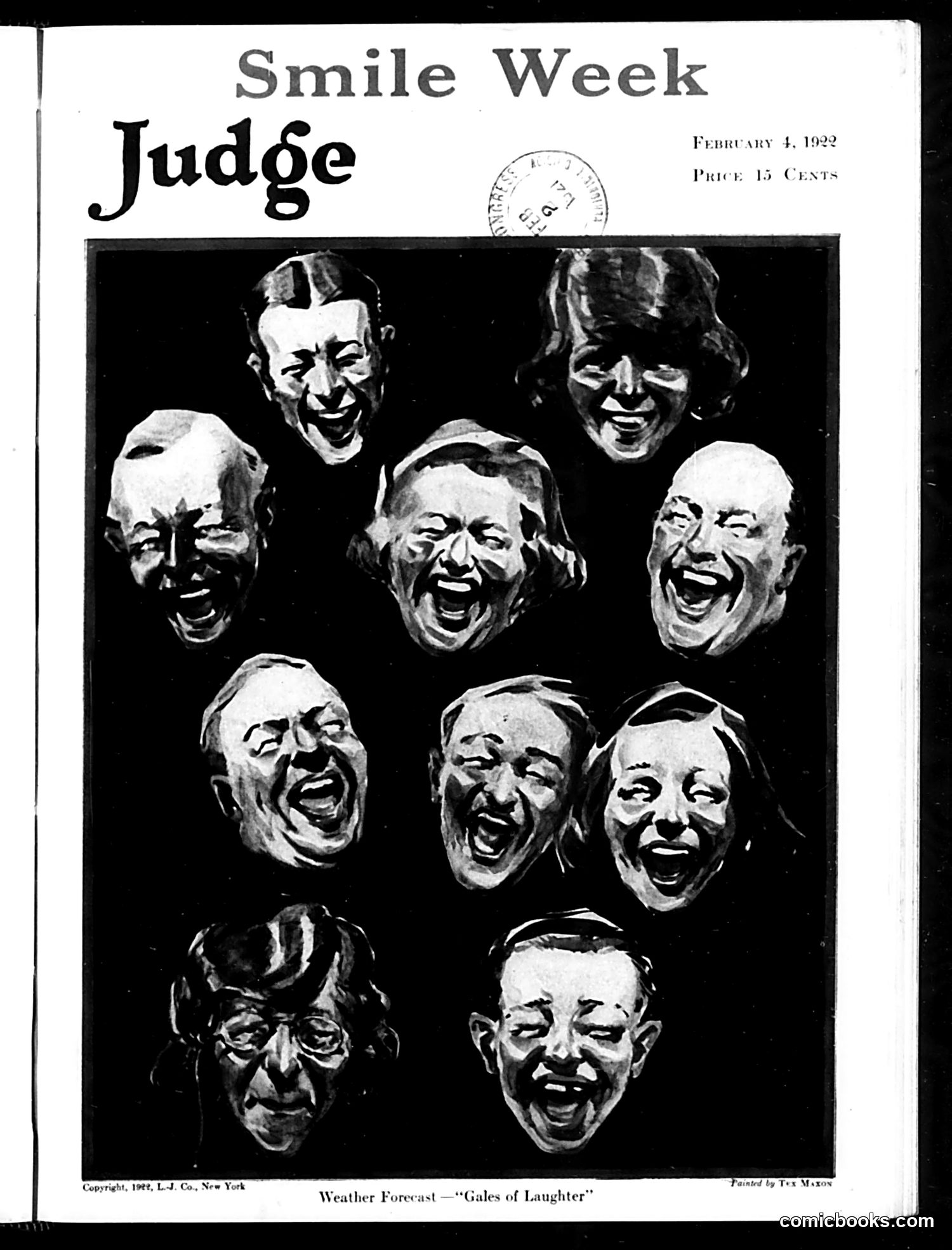 Judge — February 4, 1922 — page 1: Judge, 1922-02-04