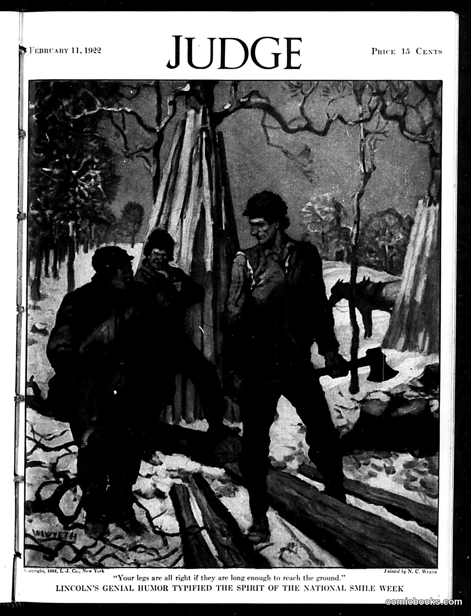 Judge — February 11, 1922 — page 1: Judge, 1922-02-11