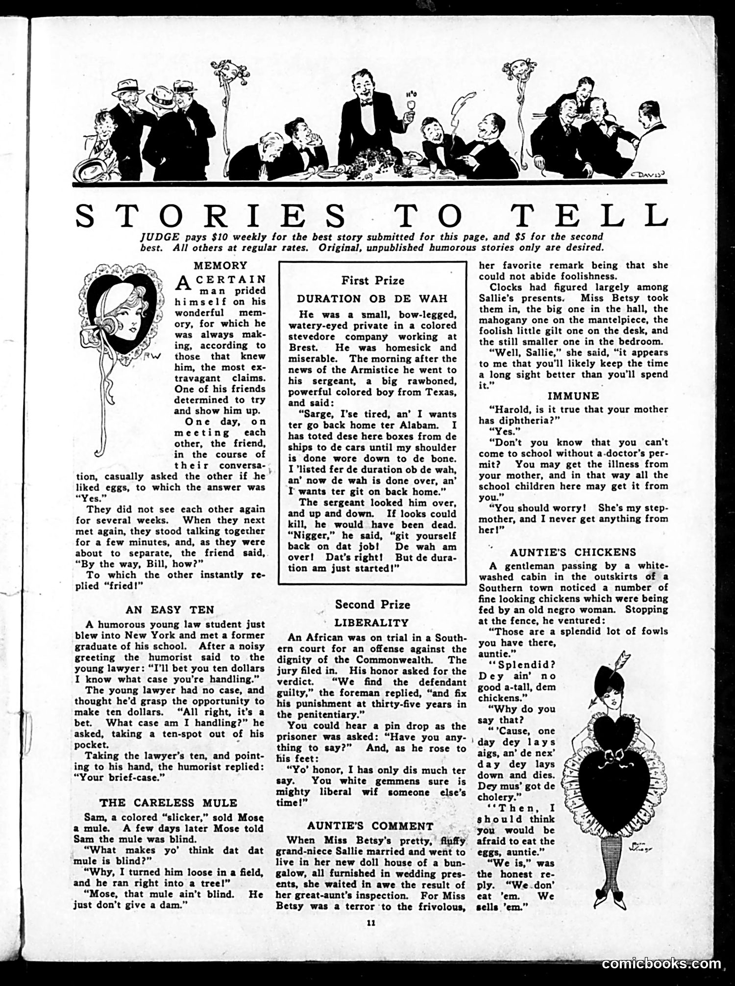 Judge — February 11, 1922 — page 13: Judge, 1922-02-11